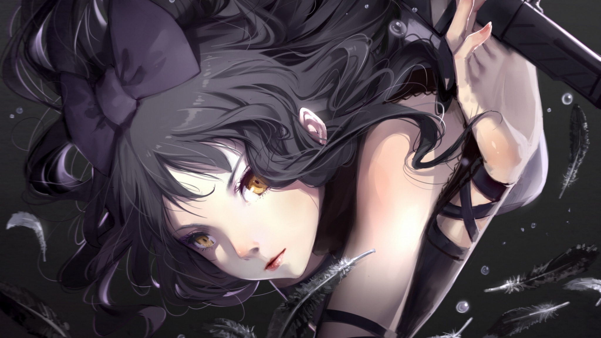 Black-haired female anime character, fantasy art, RWBY, Blake Belladonna HD  wallpaper | Wallpaper Flare