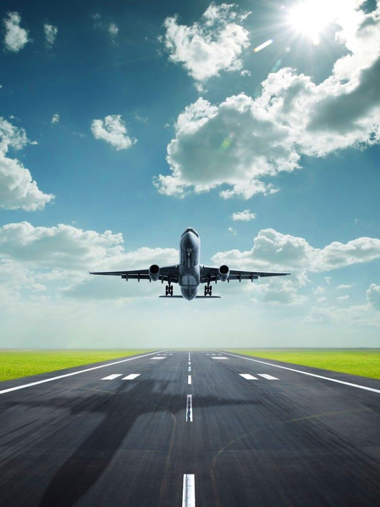 flight, vehicles, aircraft, airplane, takeoff Phone Background