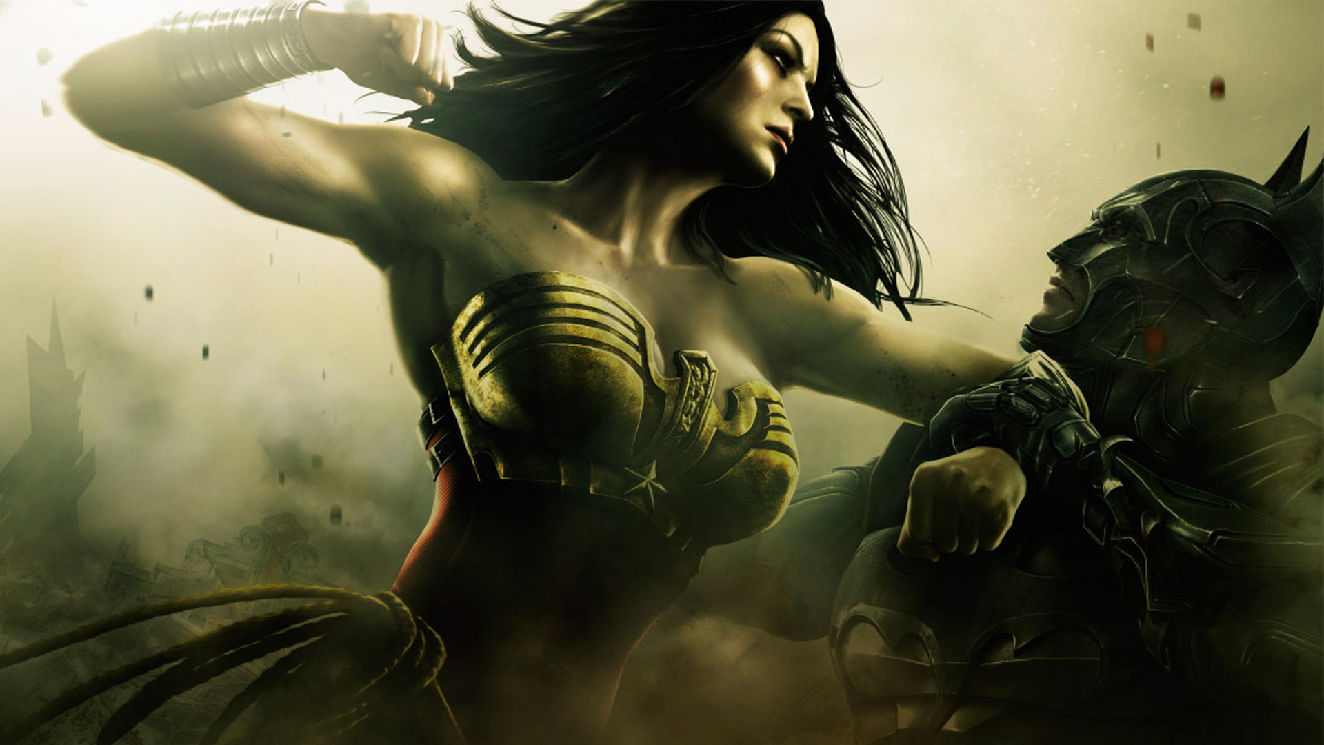 injustice: gods among us, wonder woman, video game, batman, injustice