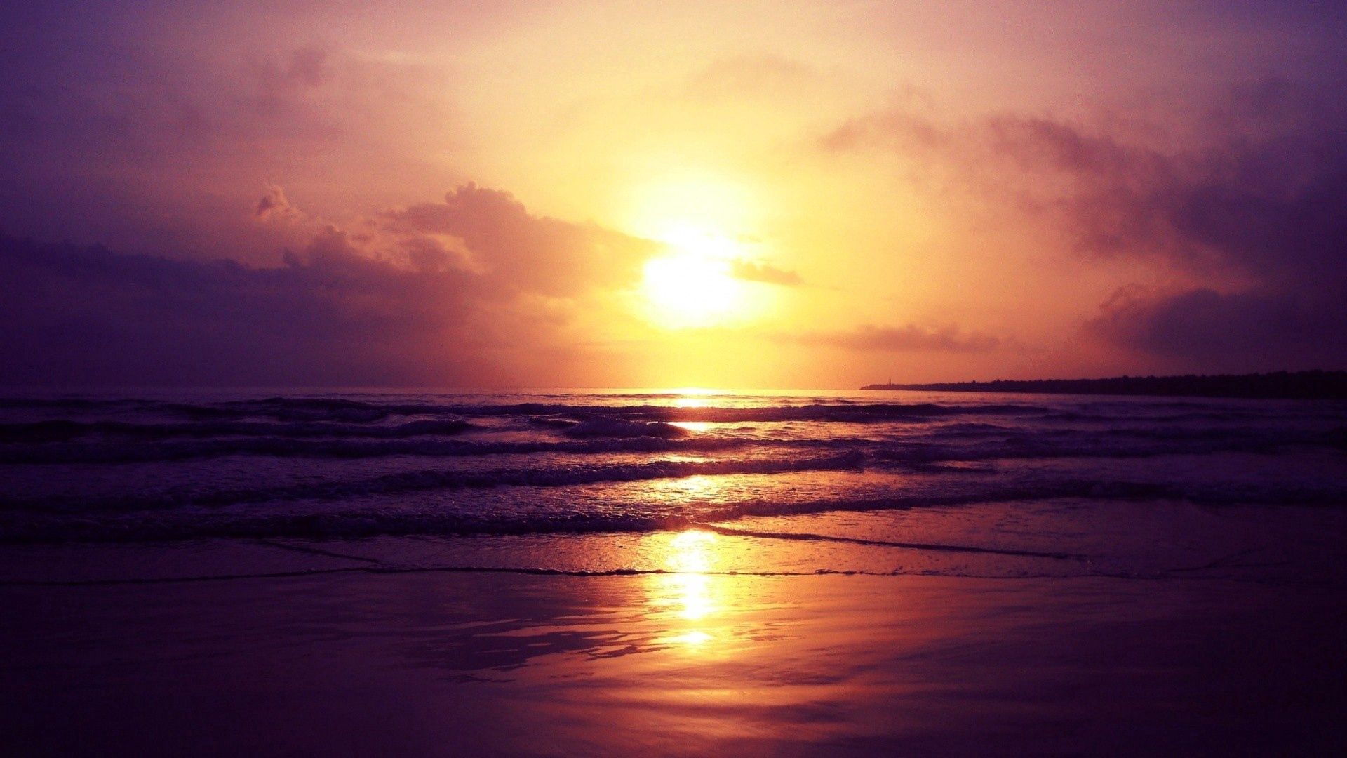 125356 Hintergrundbild herunterladen natur, sunset, sky, sea, hübsch, es ist wunderschön - Bildschirmschoner und Bilder kostenlos