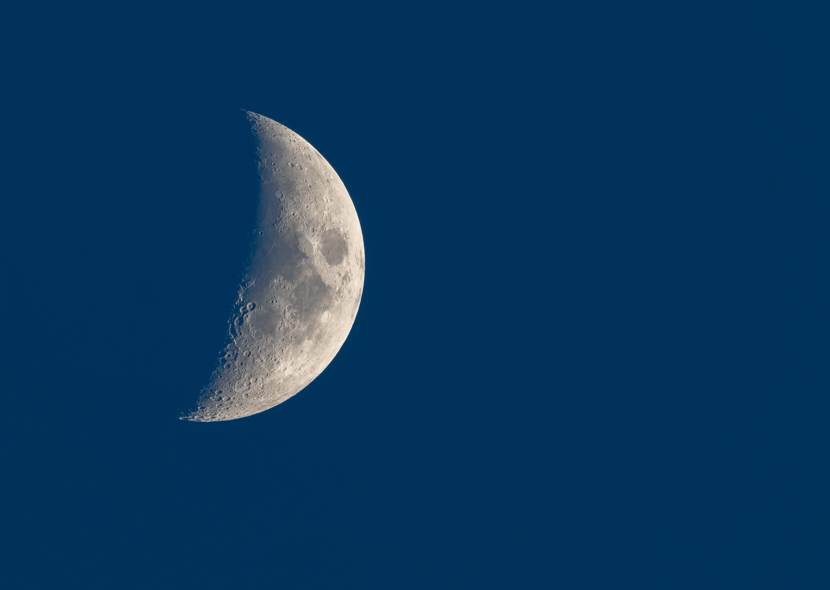 night, moon, dark, evening, craters 4K, Ultra HD
