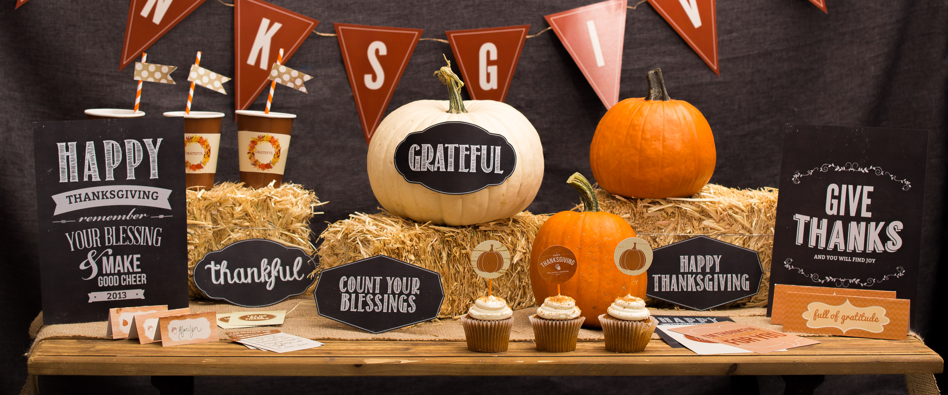 thanksgiving, holiday, message, pumpkin QHD