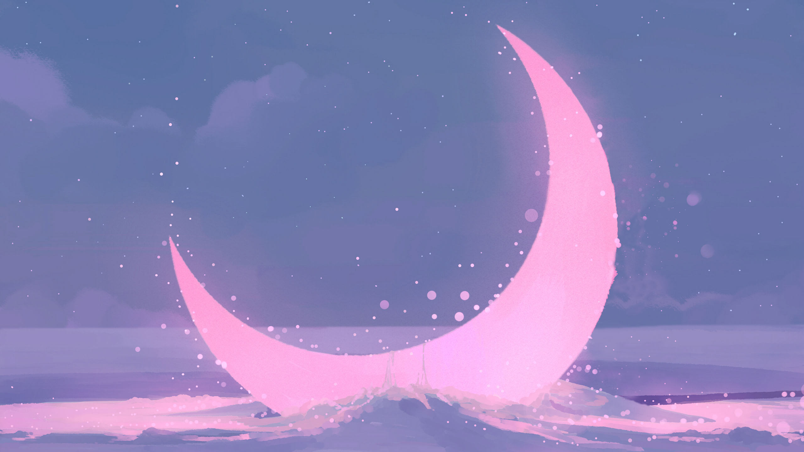 3d Crescent Moon With White Stars And Some Thorns Background 3d Model With  Moon And Stars Hd Photography Photo Background Image And Wallpaper for  Free Download
