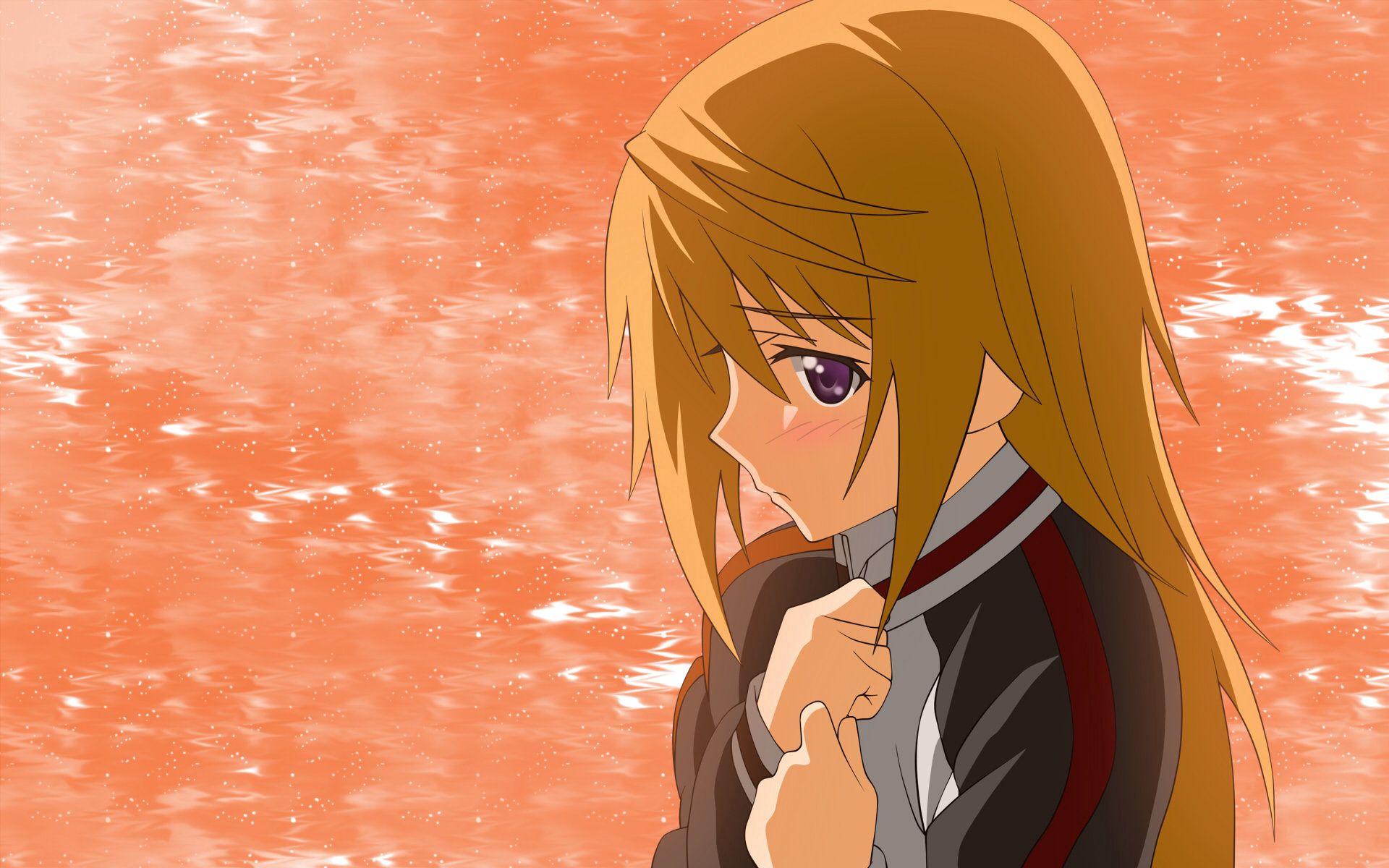 Laden Sie das Traurigkeit, Blond, Regen, Mädchen, Anime-Bild kostenlos auf Ihren PC-Desktop herunter