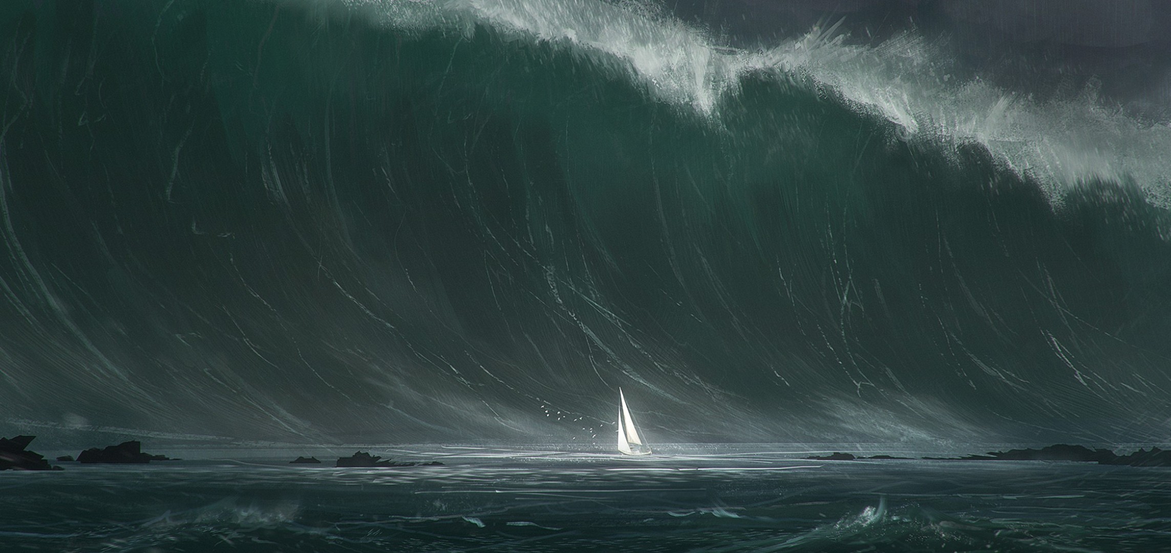 Темный шторм. Бискайский залив волны убийцы. 2012 ЦУНАМИ волна. Девятый вал картина Айвазовского. Волны убийцы в Бермудском треугольнике.