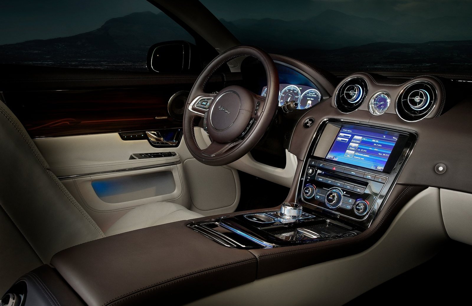 luxury, jaguar xj, vehicles, car, dashboard, interior, jaguar 2160p