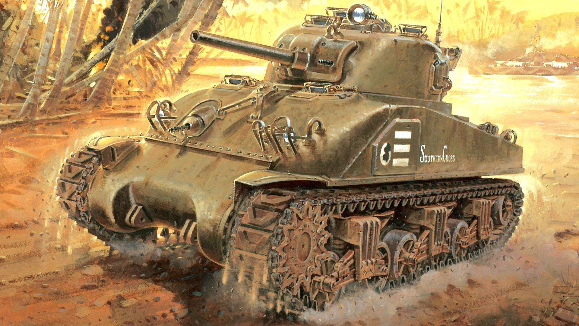 Шерман танк танки второй мировой войны