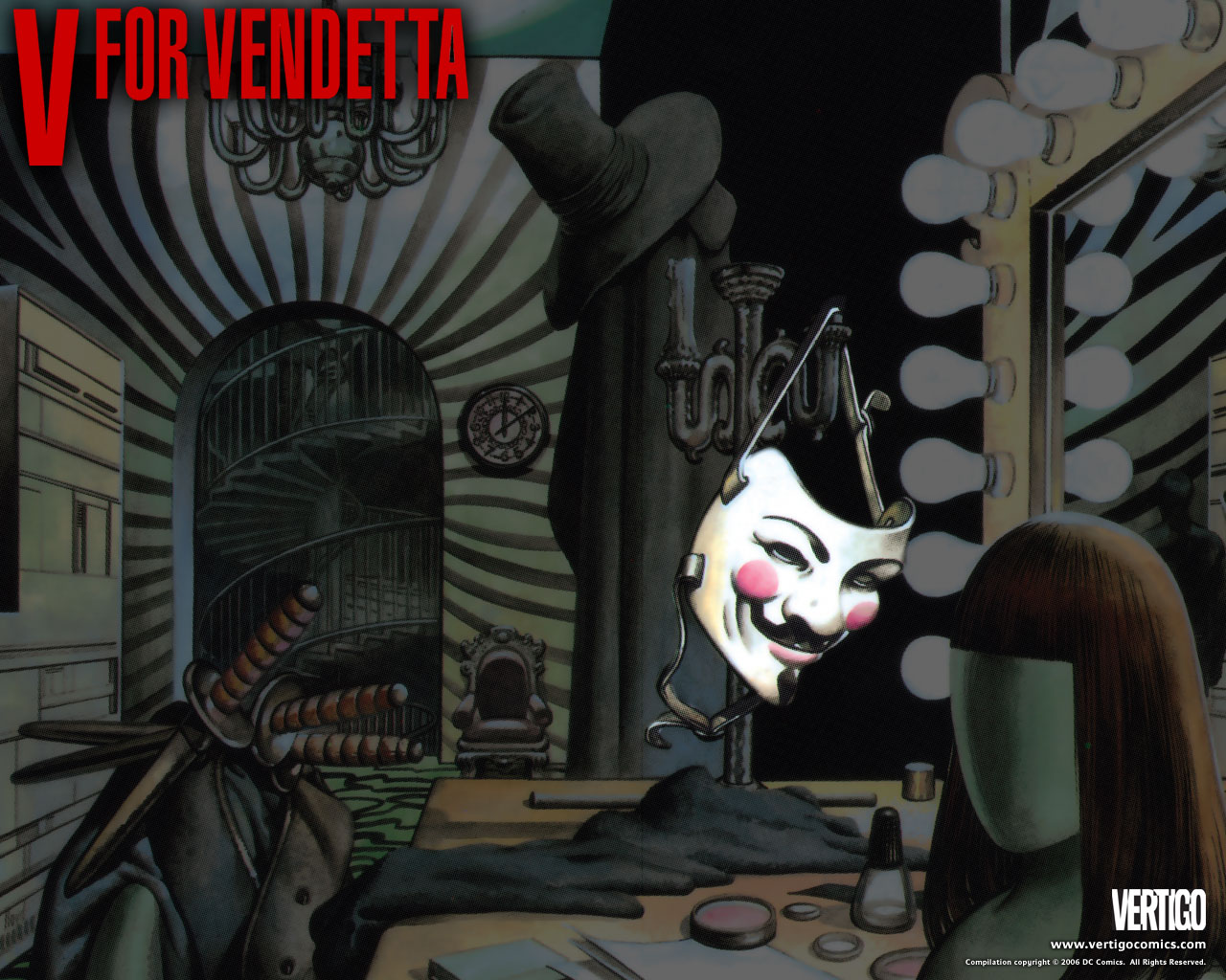 movie, v for vendetta Desktop home screen Wallpaper