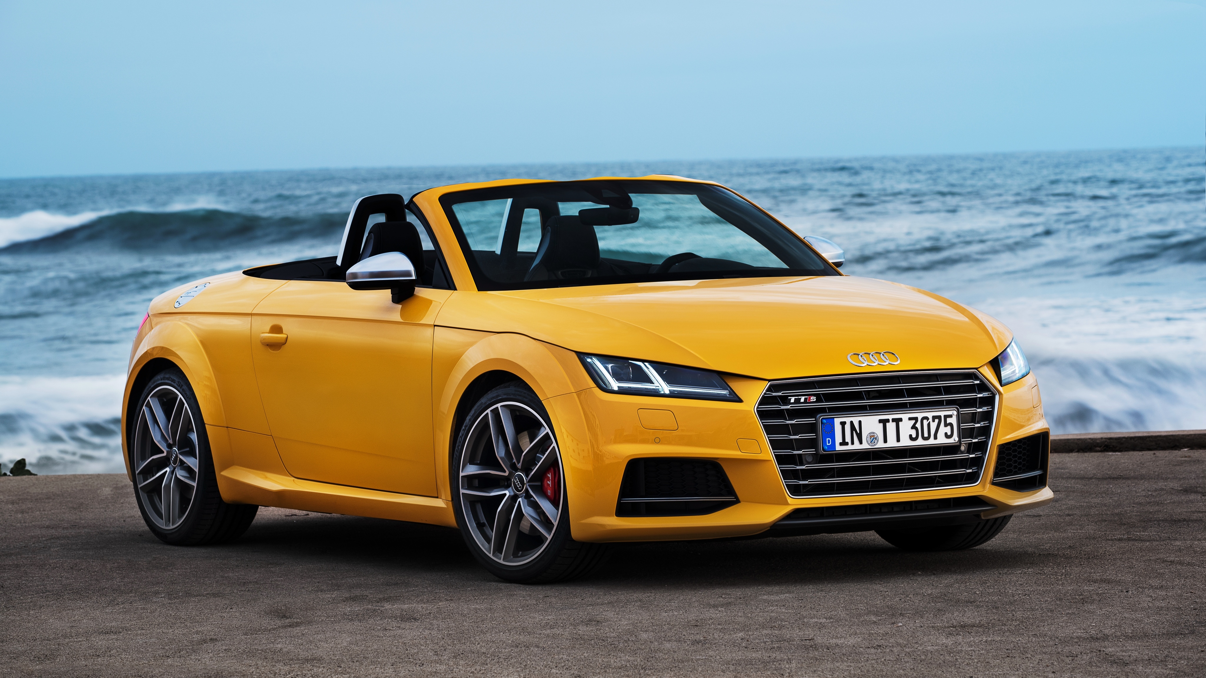 Download mobile wallpaper Audi, Car, Audi Tt, Vehicles, Yellow Car, Audi Tt Roadster for free.