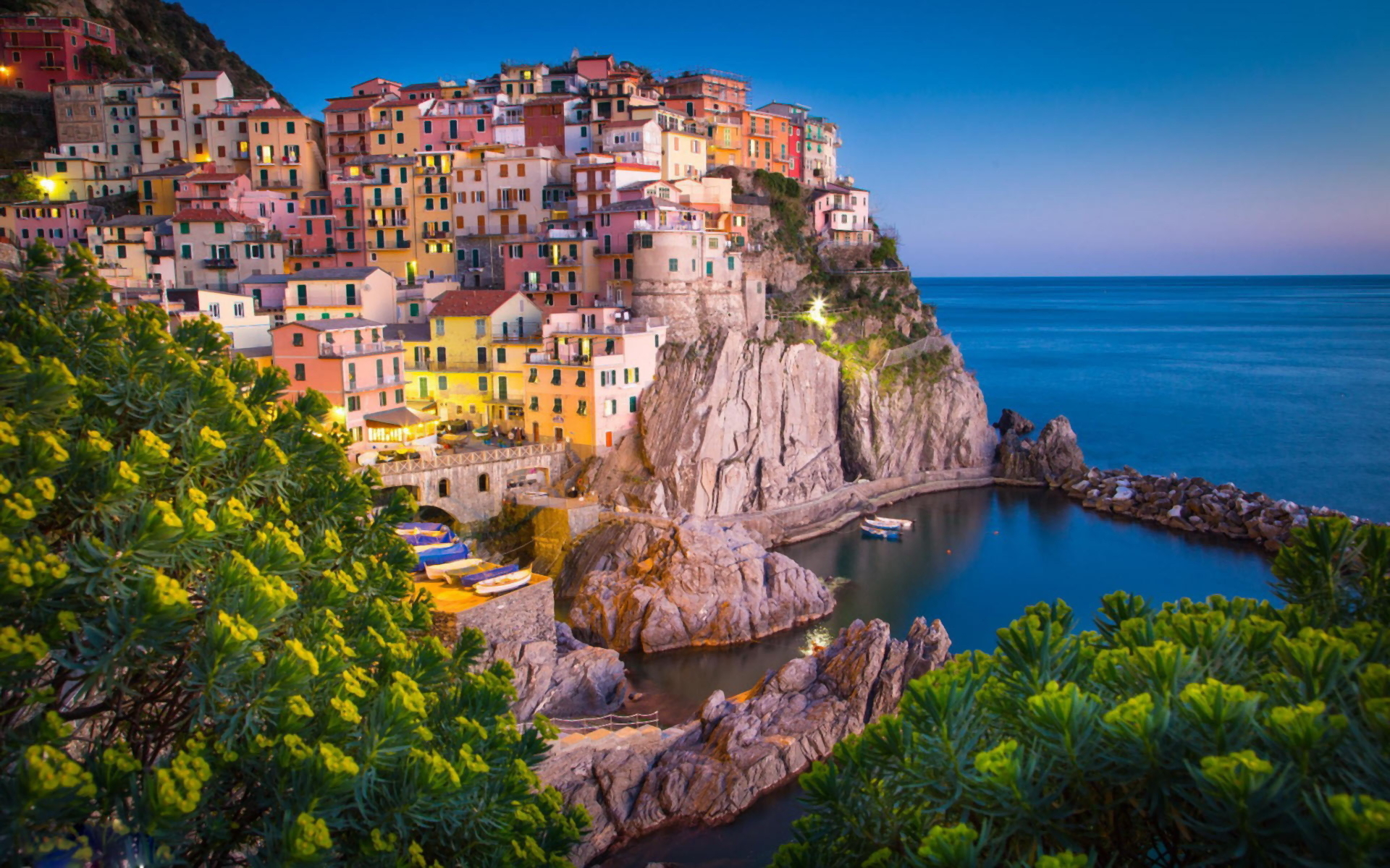 man made, manarola, cinque terre, coast, colorful, colors, house, italy, town, towns Full HD