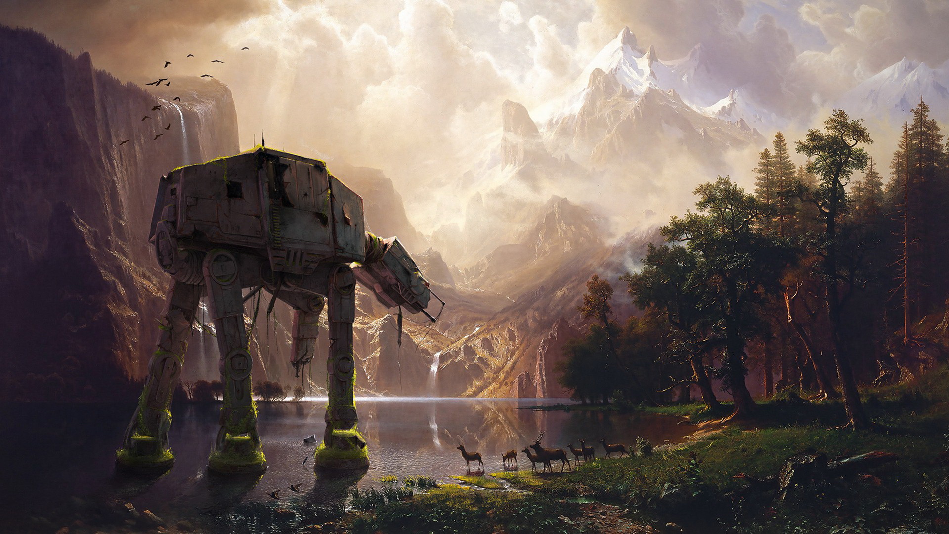sci fi, star wars, at at walker wallpapers for tablet