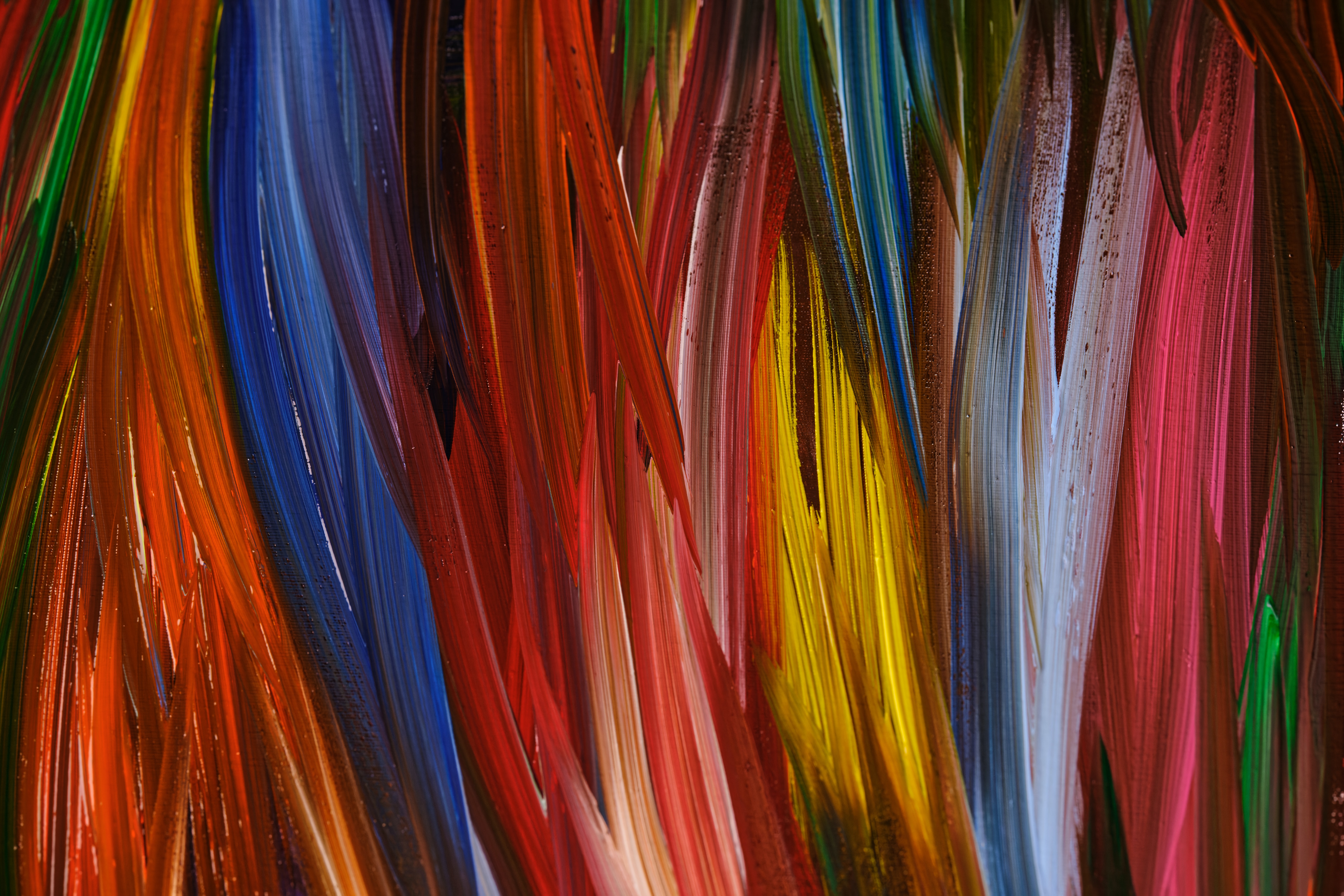 Free download wallpaper Divorces, Motley, Strokes, Abstract, Multicolored, Paint on your PC desktop