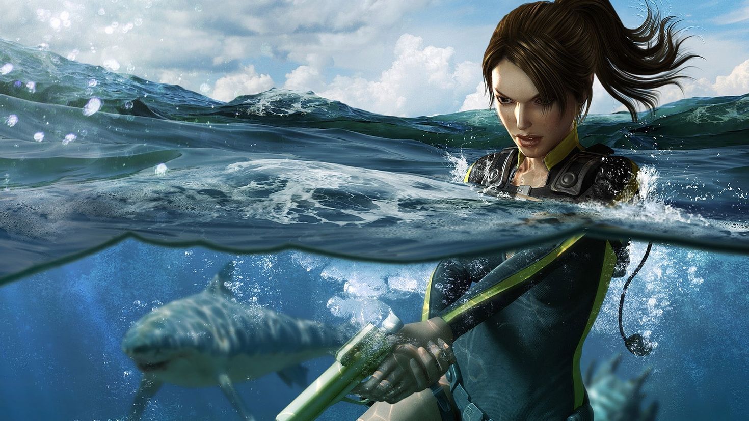 Игры делать воду. Lara Croft Tomb Raider. Игра Tomb Raider Underworld.
