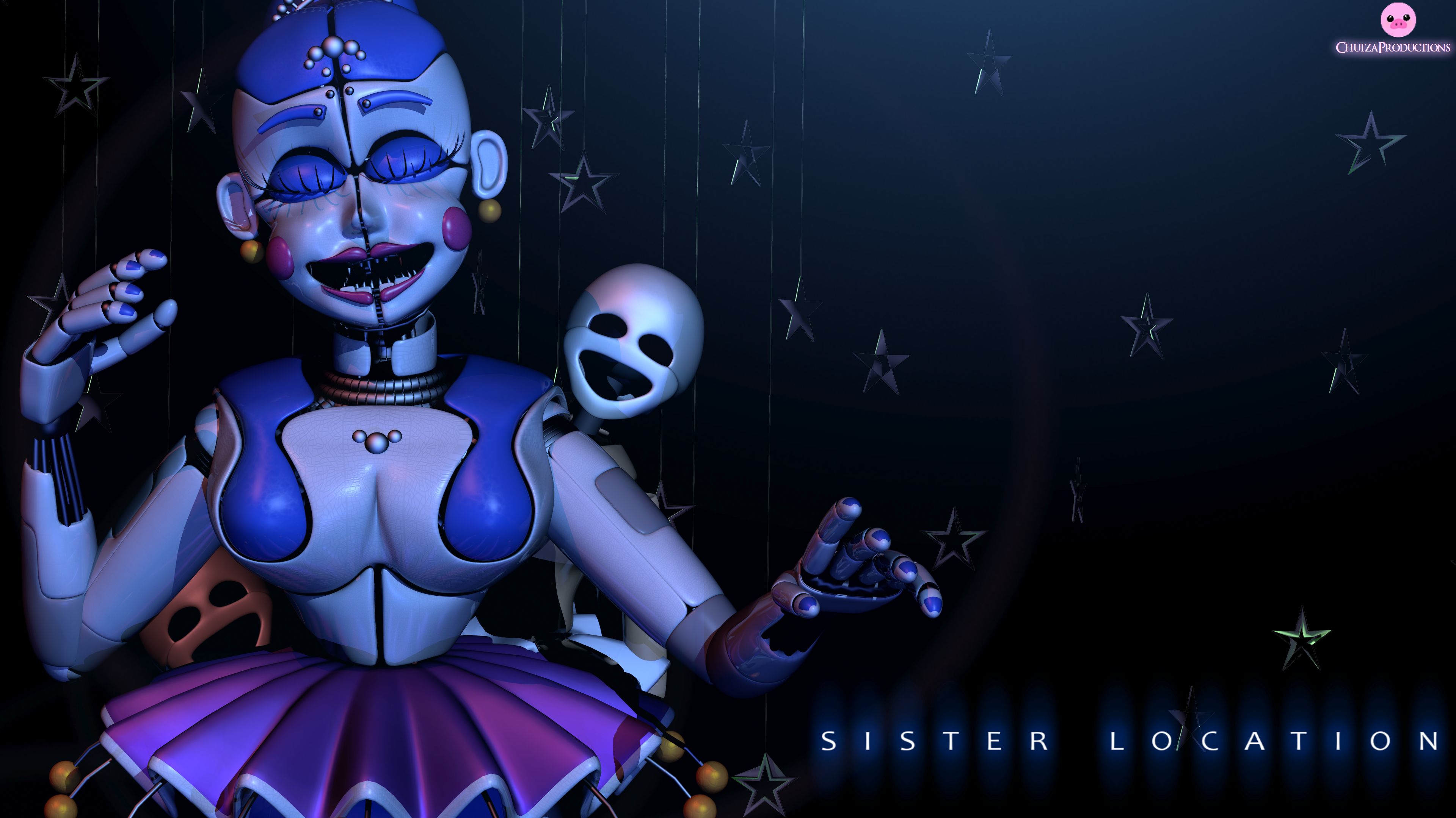 Five Nights At Freddy's: Sister Location wallpapers for desktop, download  free Five Nights At Freddy's: Sister Location pictures and backgrounds for  PC 