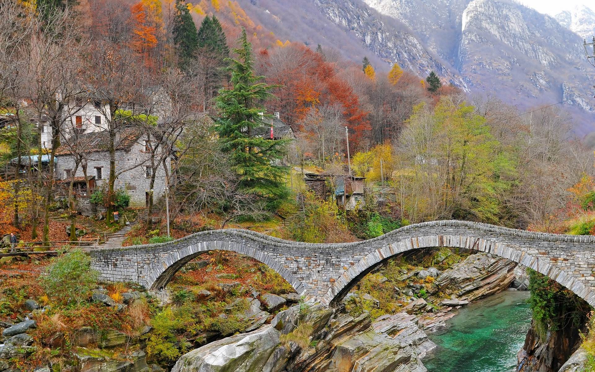 Швейцария каменный мост