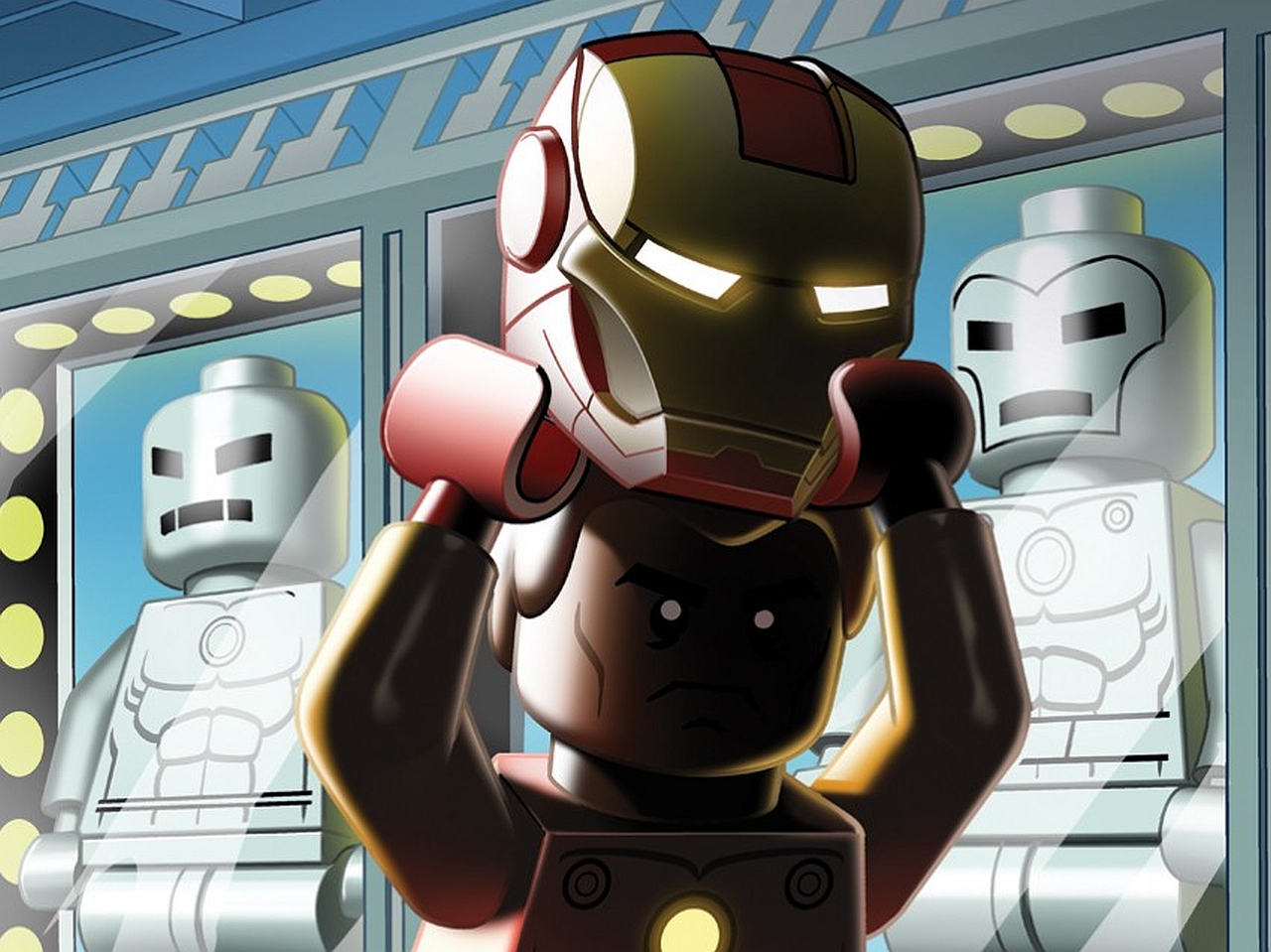 comics, new avengers, iron man, lego marvel super heroes, lego HD wallpaper