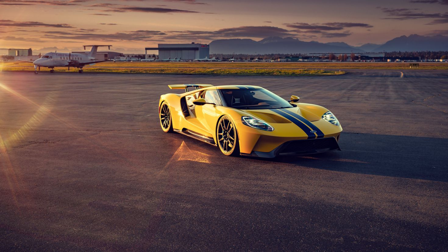 Gt wallpapers. Форд ГТ 2020 желтый. Форд gt40. Форд ГТ желтый 2019. Ford gt 4.