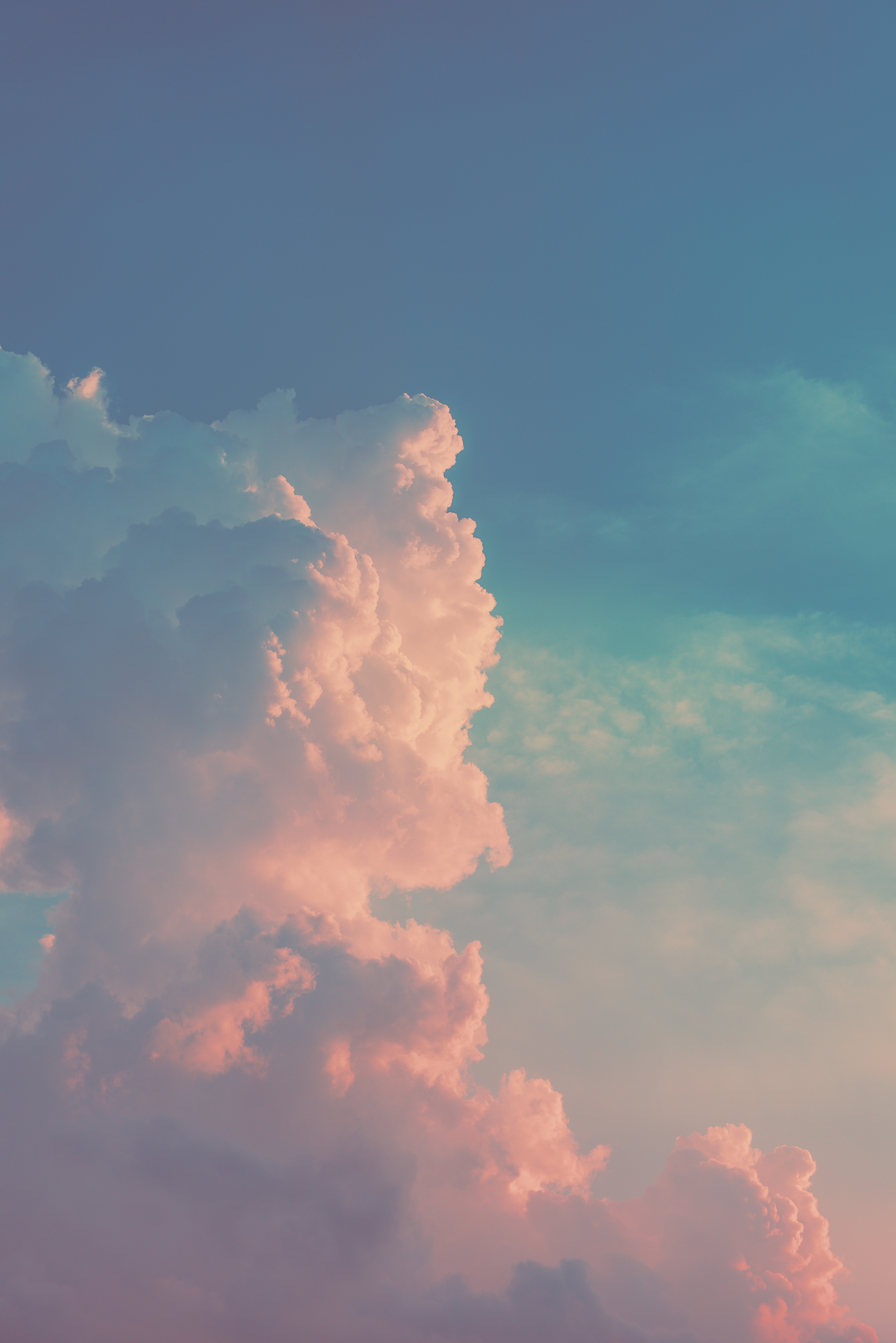 nature, sky, clouds, light, light coloured, day, porous Phone Background