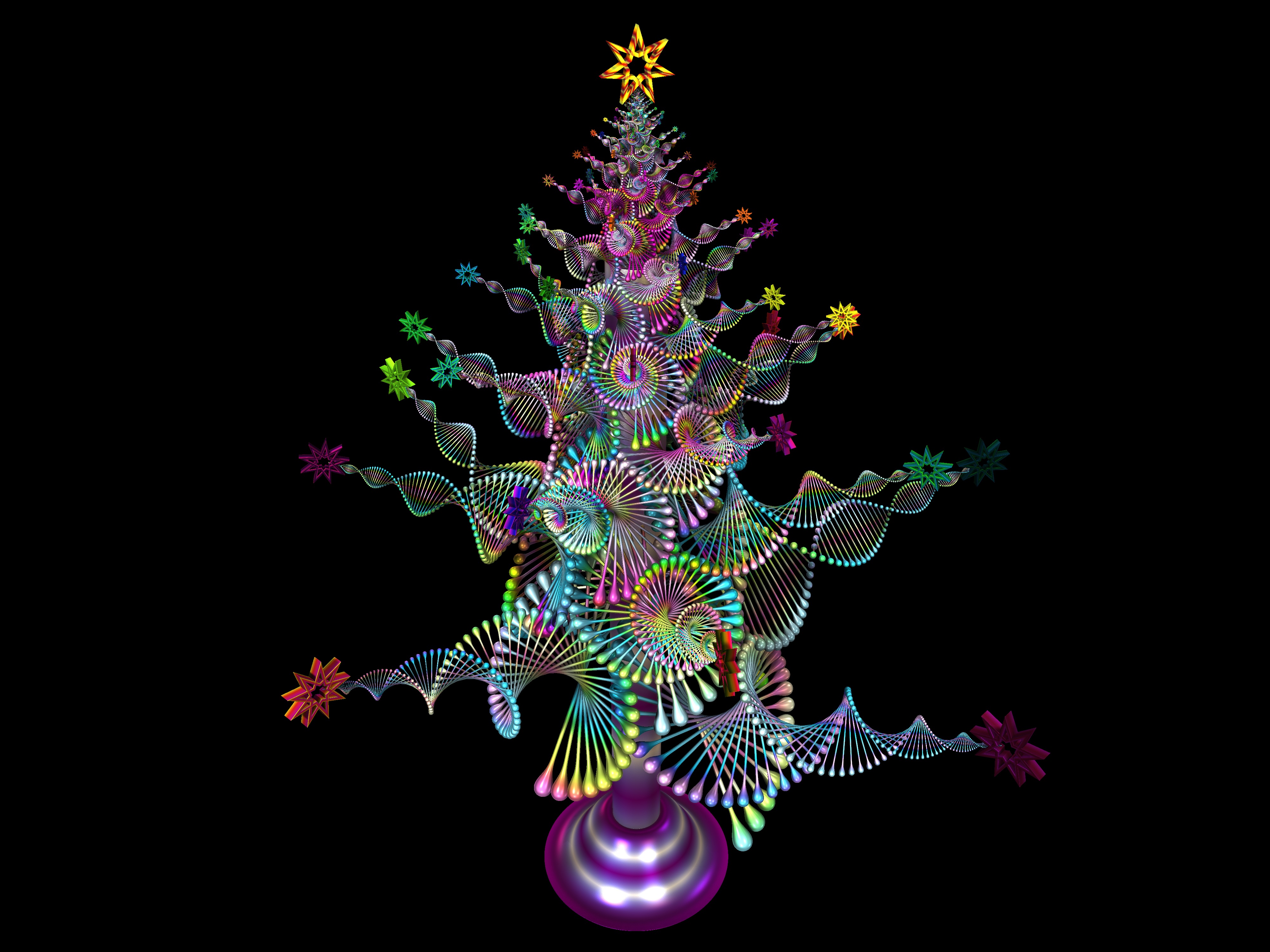 Абстрактная Рождественская елка