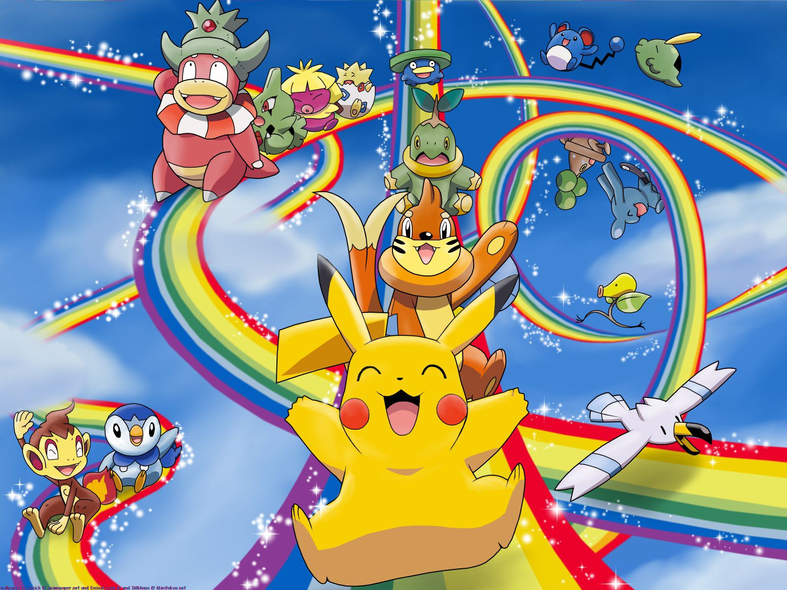 pikachu, anime, pokémon, piplup (pokémon) cell phone wallpapers