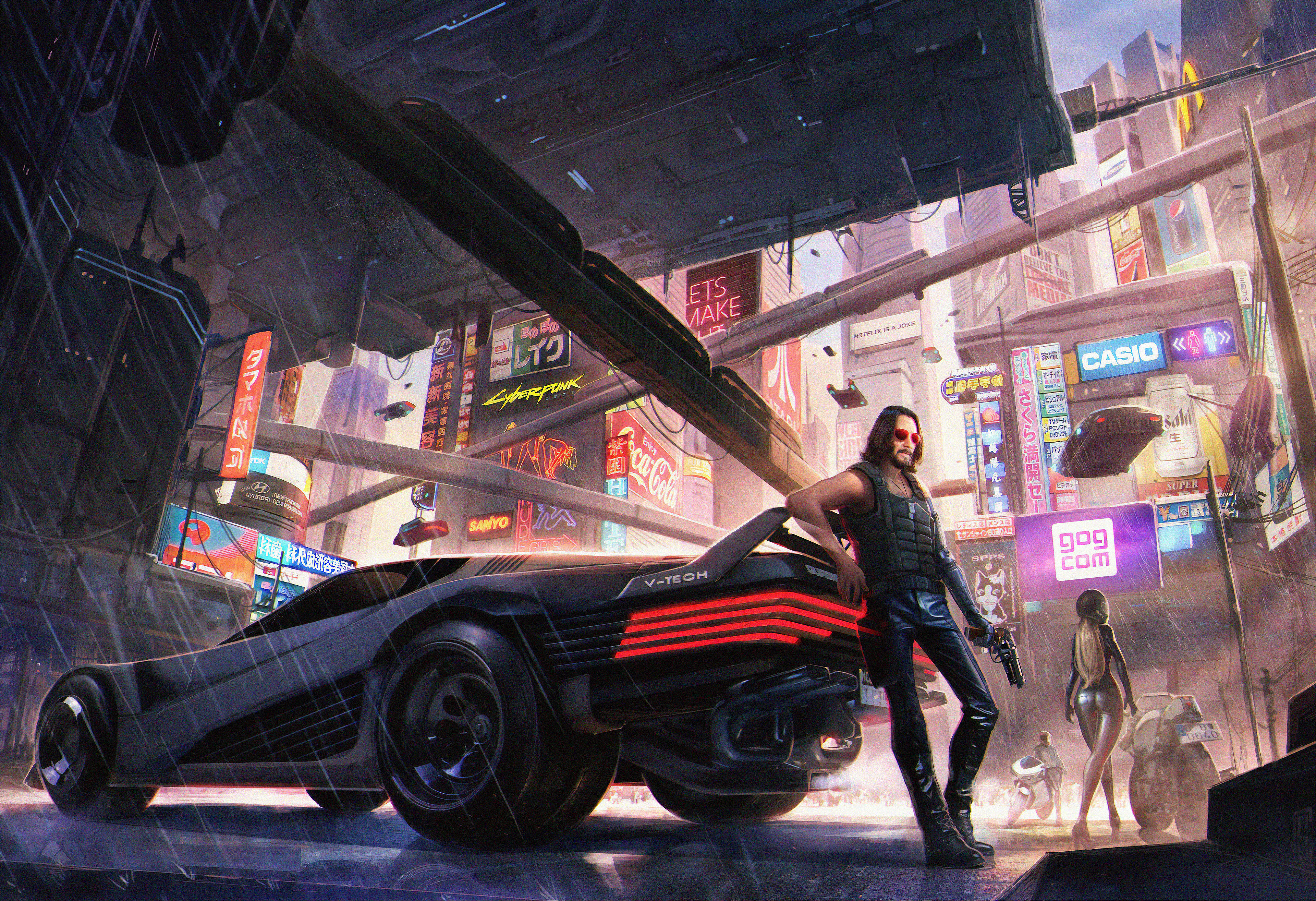 Mobile wallpaper: Video Game, Cyberpunk 2077, 1372474 download the picture  for free.