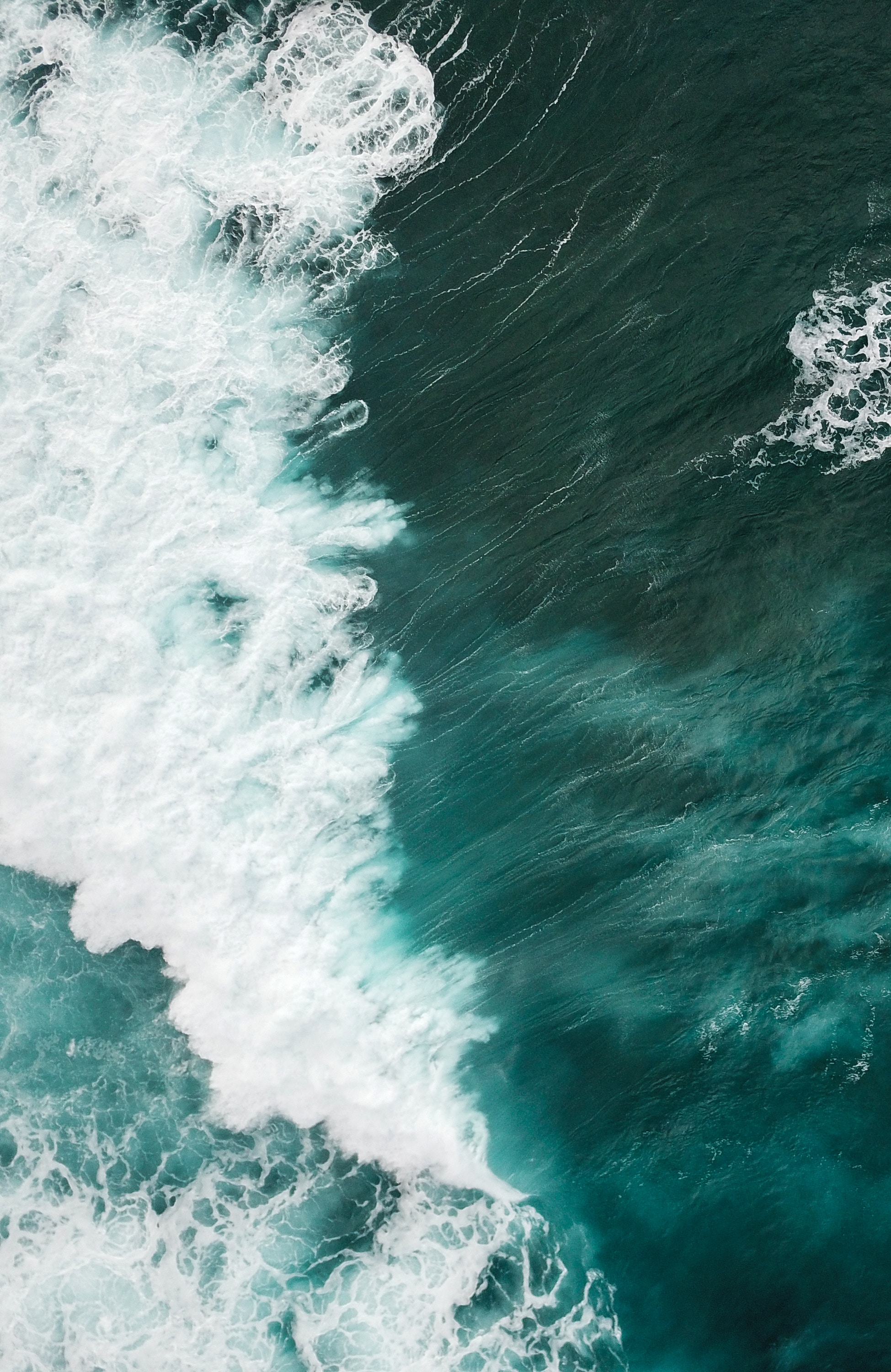 nature, water, ocean, foam, surf, wave iphone wallpaper