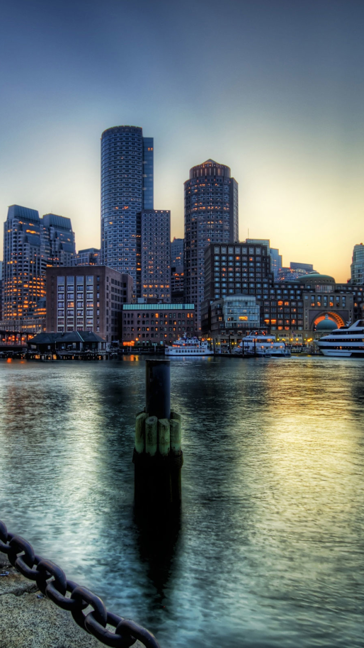 1125x2436 Resolution Boston City Buildings Iphone XSIphone 10Iphone X  Wallpaper  Wallpapers Den