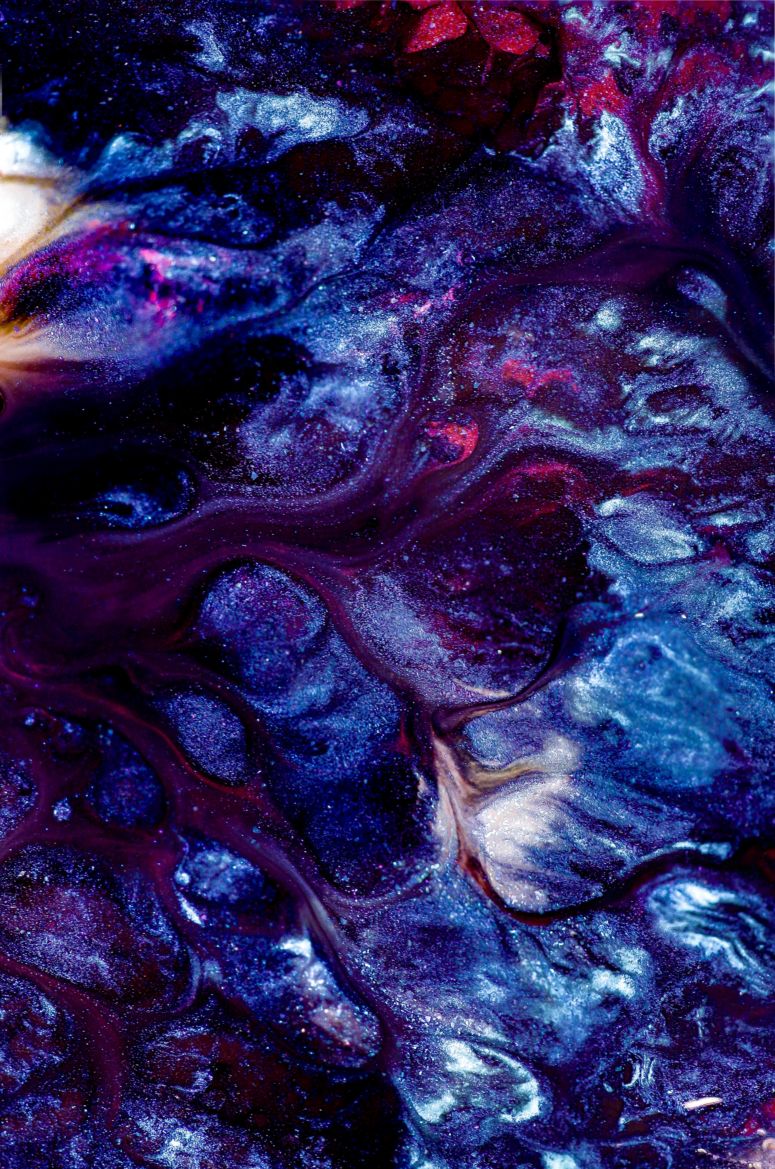 purple, paint, divorces, abstract, violet for android