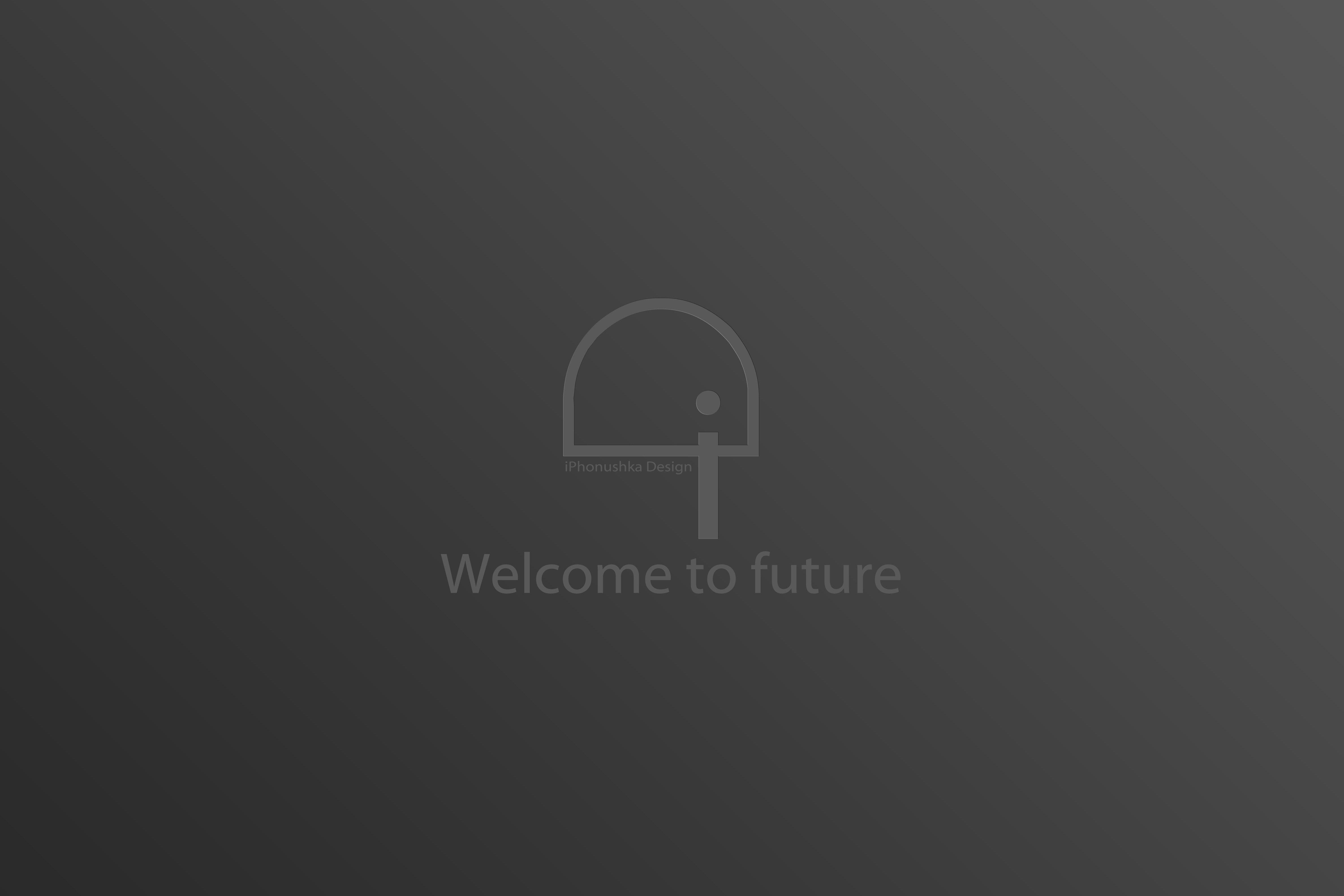 logo, words, inscription, logotype, welcome to future HD wallpaper