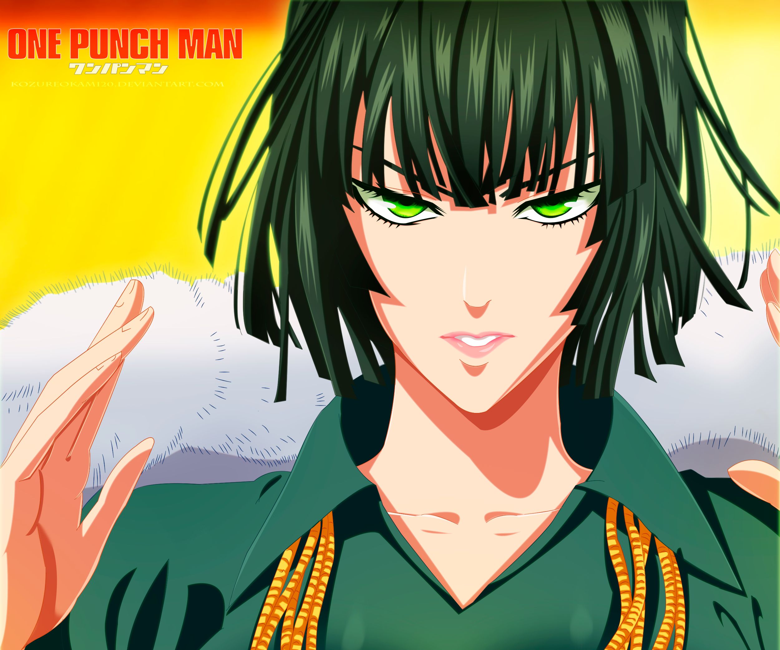 HD desktop wallpaper: Anime, Minimalist, One Punch Man, Fubuki