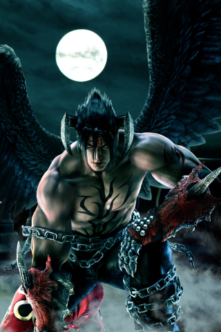 Download mobile wallpaper Tekken, Wings, Warrior, Angel, Video Game, Tekken 6 for free.