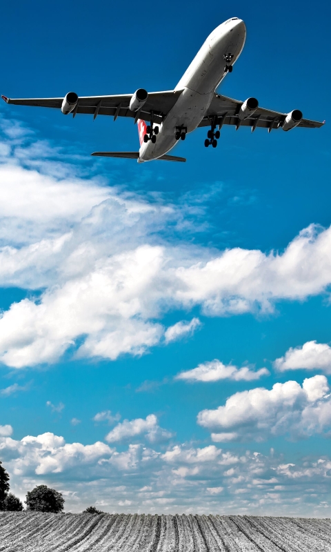 Night-Airplane-Wallpaper-HD - Airport Shuttle Parking