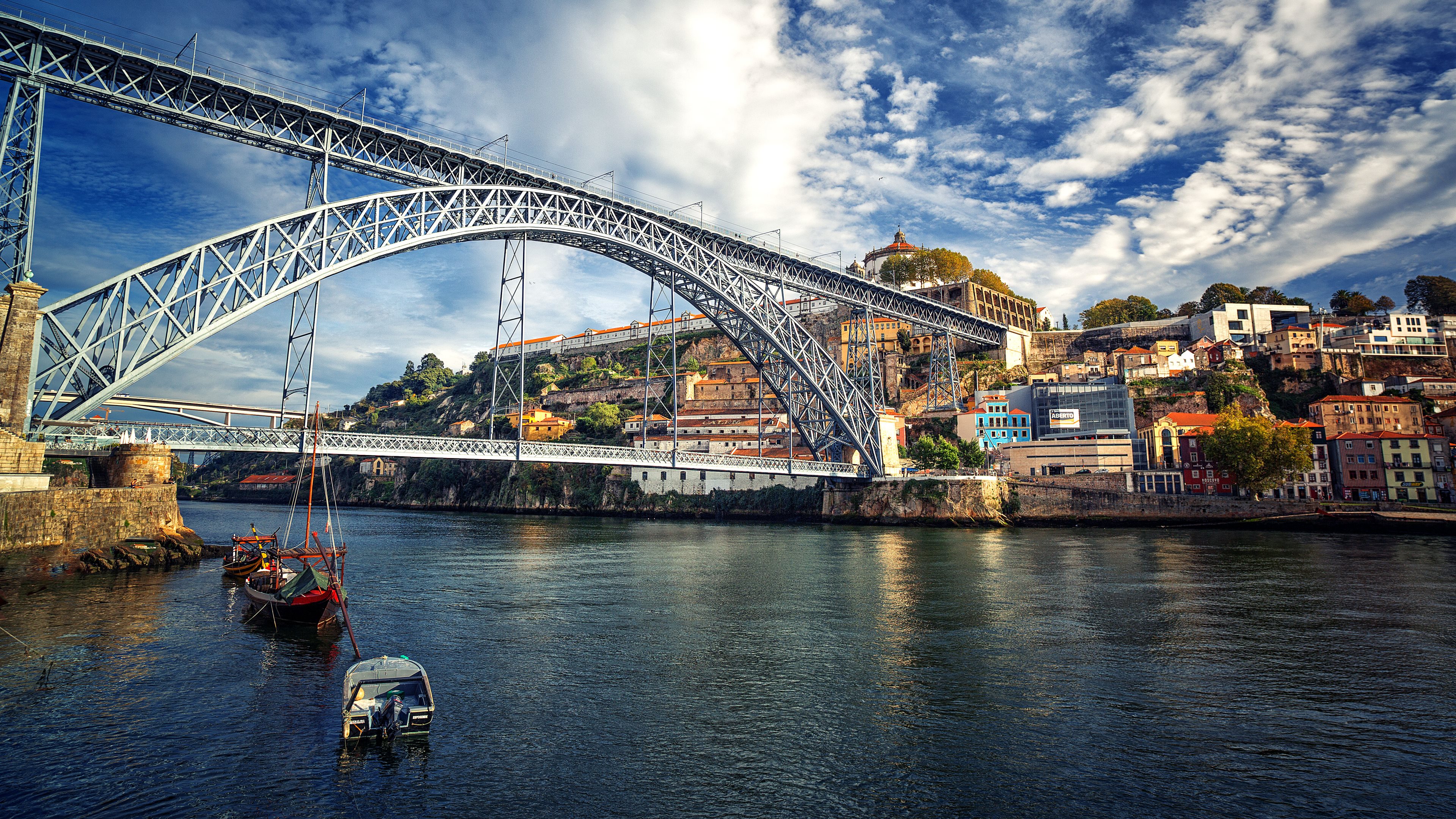 622955 скачать обои португалия, сделано человеком, мост дона луиса, мост луиша i, порту - заставки и картинки бесплатно