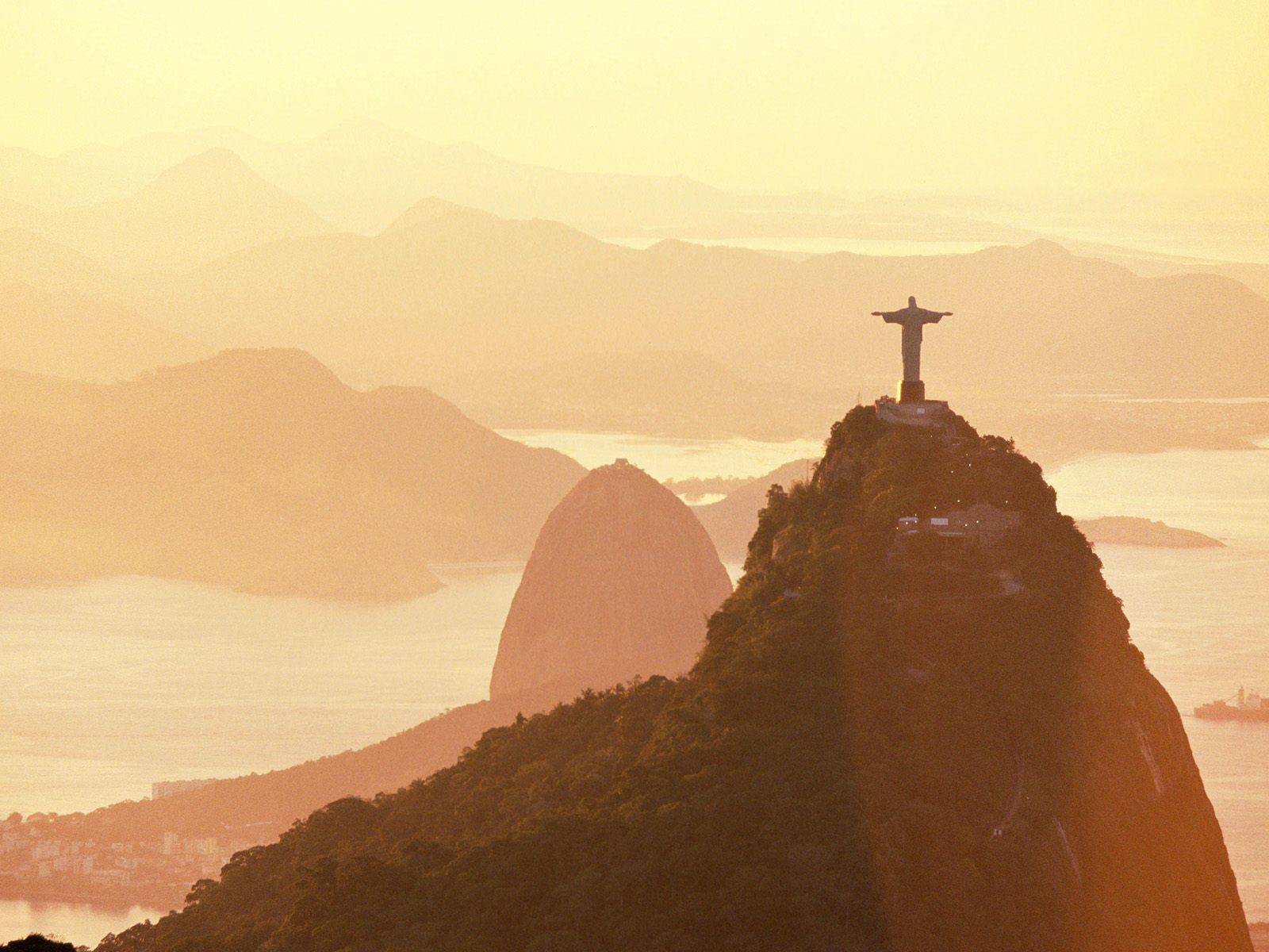 wallpapers christ the redeemer, religious, brazil, mountain, rio de janeiro