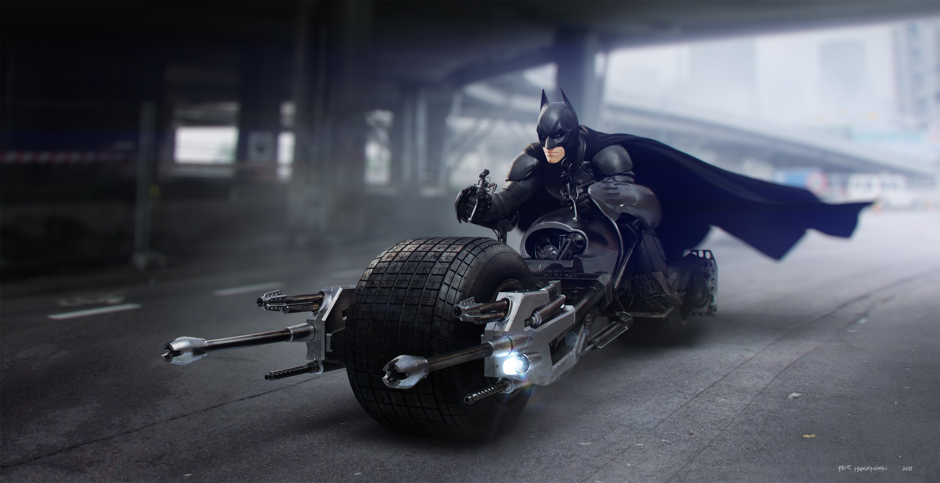 Batpod the Dark Knight