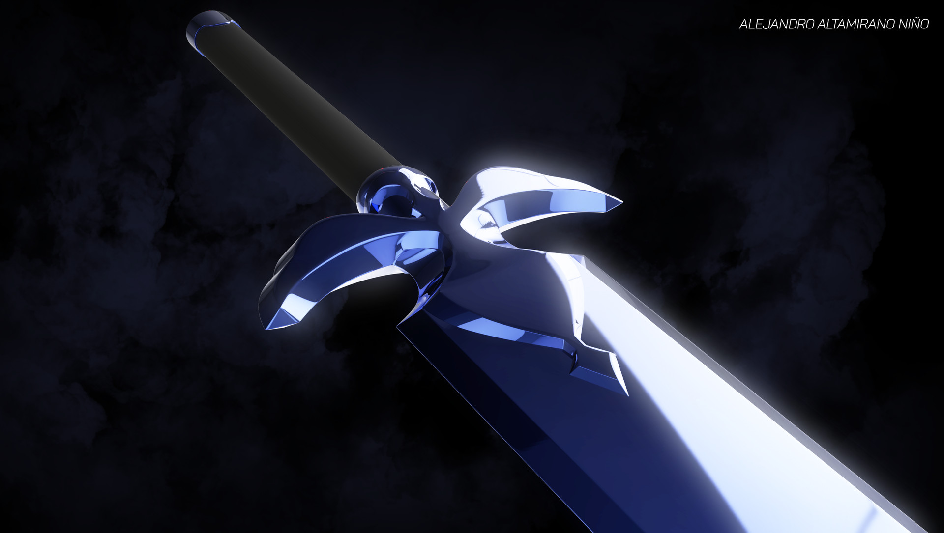 night sky sword (sword art online), anime, sword art online: alicization, sword art online High Definition image