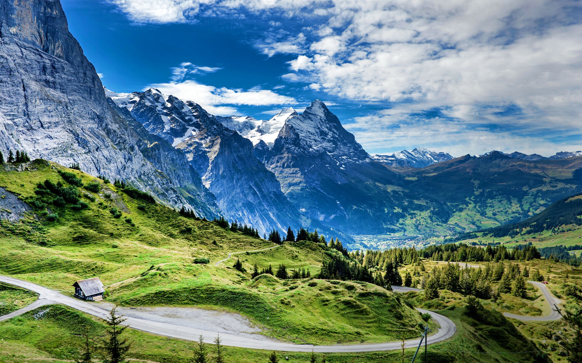 Горы Швейцарии 4к