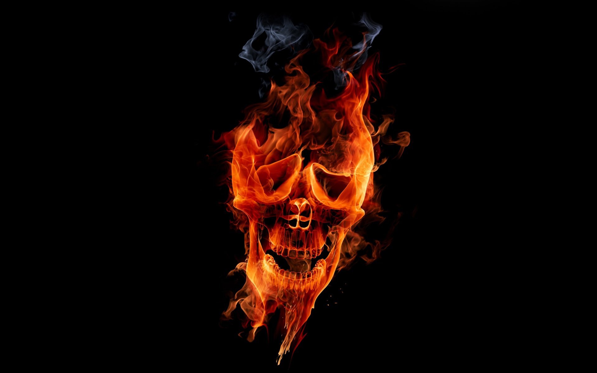 fire, death, black, abstract, art Free Stock Photo