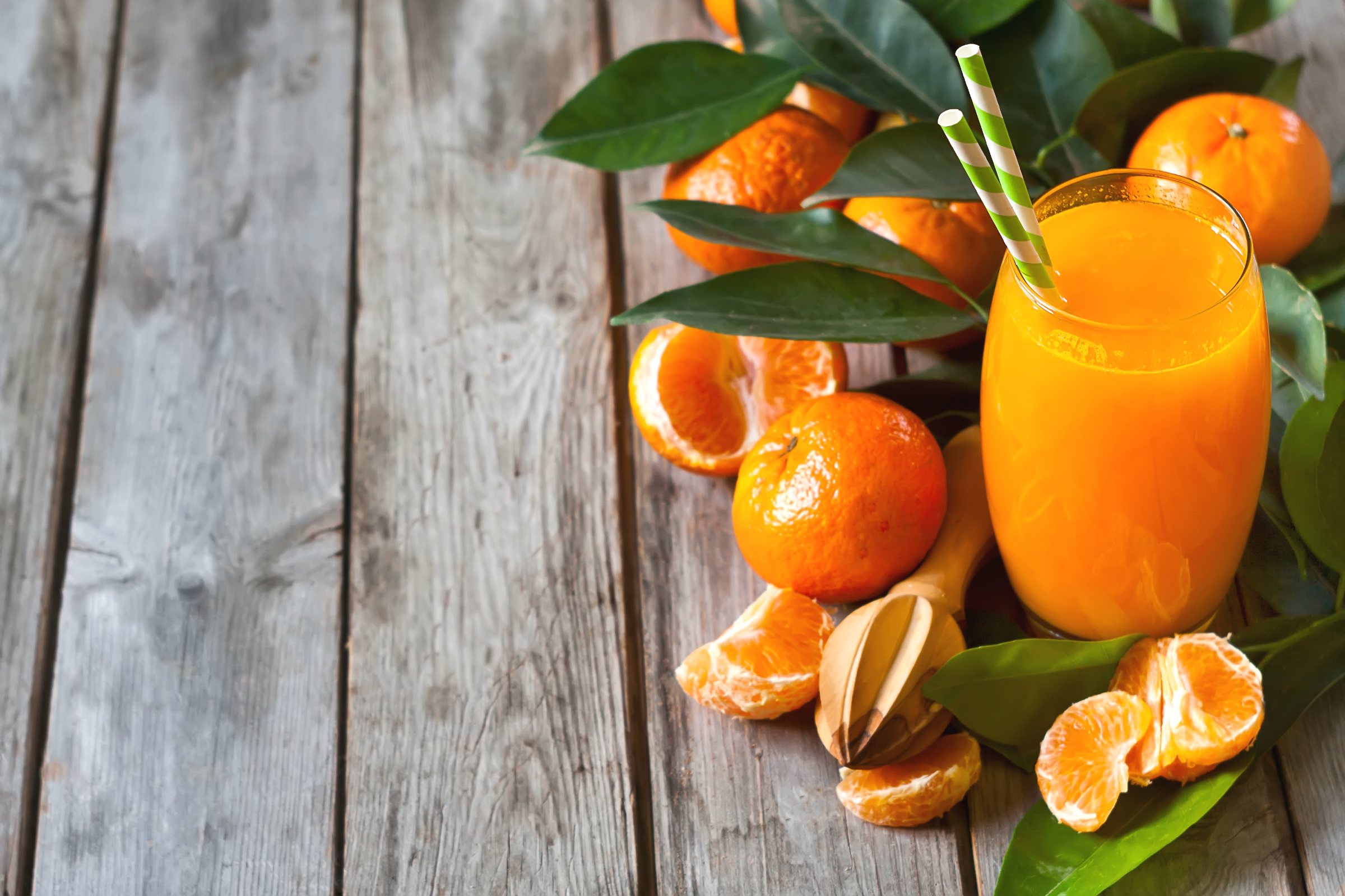 fresh, fruits, food, tangerines, glass Smartphone Background