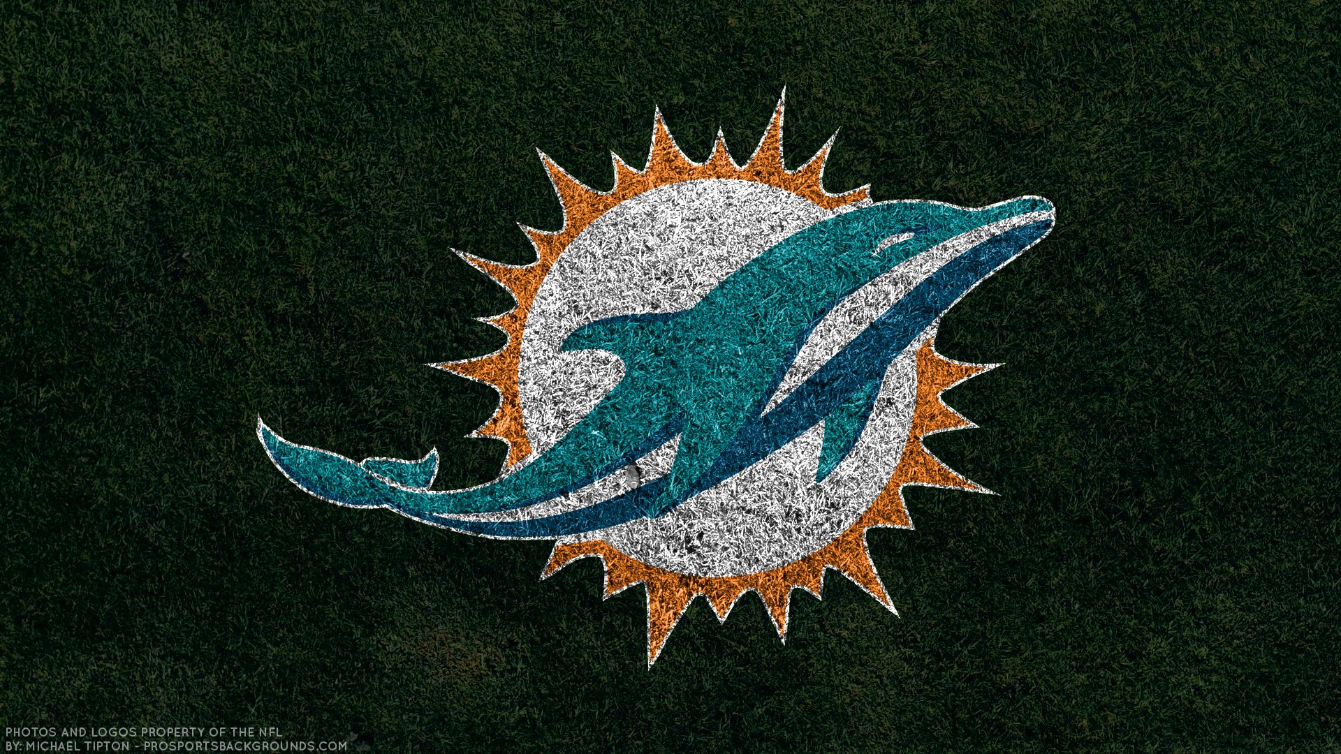 Free download View bigger Miami Dolphins Wallpaper Art for Android