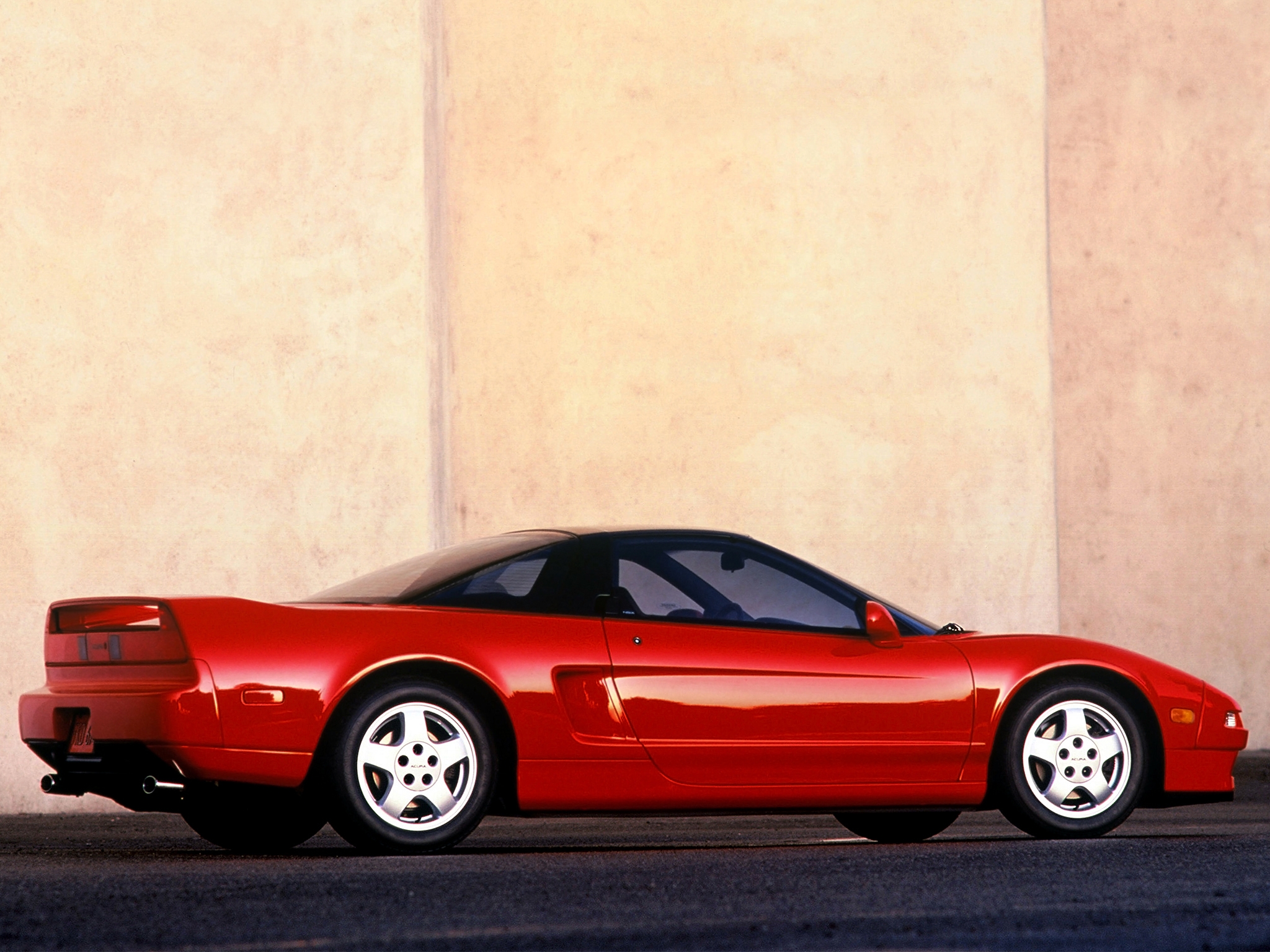 sports, auto, acura, cars, red, side view, style, akura, nsx, hsx, nsh