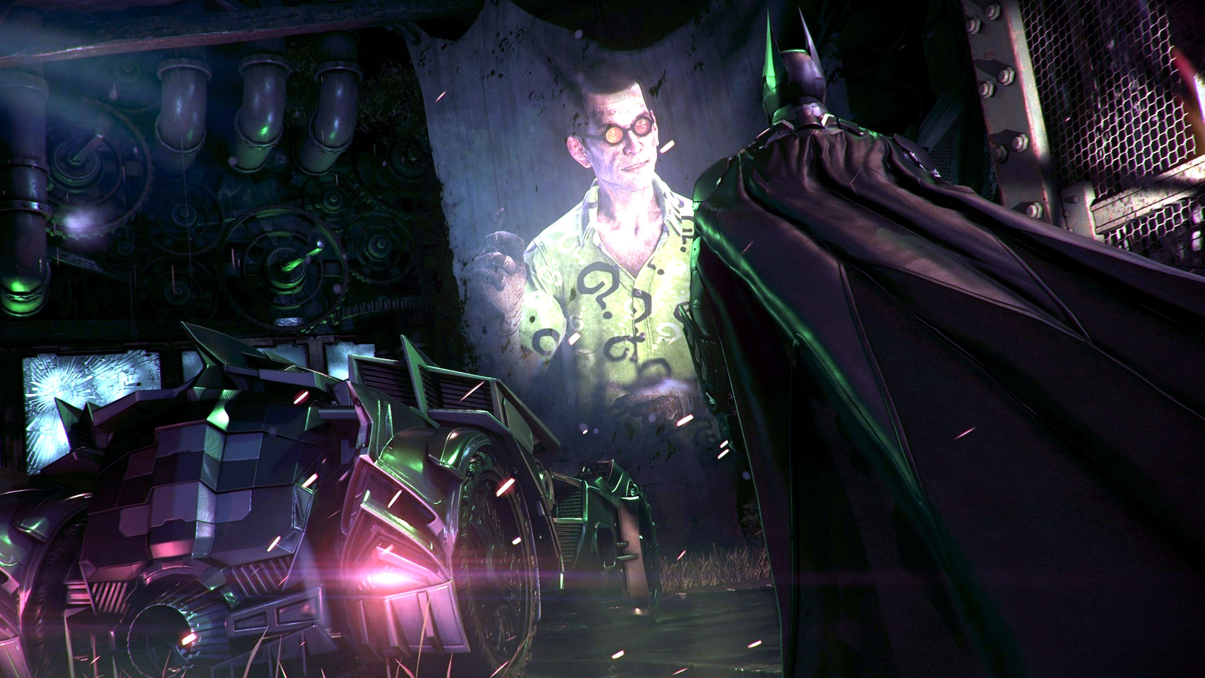 Загадки риддлера arkham. Риддлера Batman Arkham Knight. Загадочник рыцарь Аркхема. Batman Arkham Riddler. Загадочник Бэтмен Аркхем Найт.