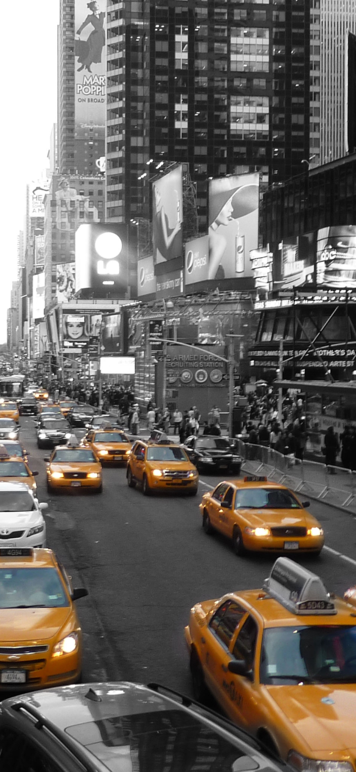 1180215 descargar fondo de pantalla hecho por el hombre, nueva york, color selectivo, tráfico, ciudades: protectores de pantalla e imágenes gratis