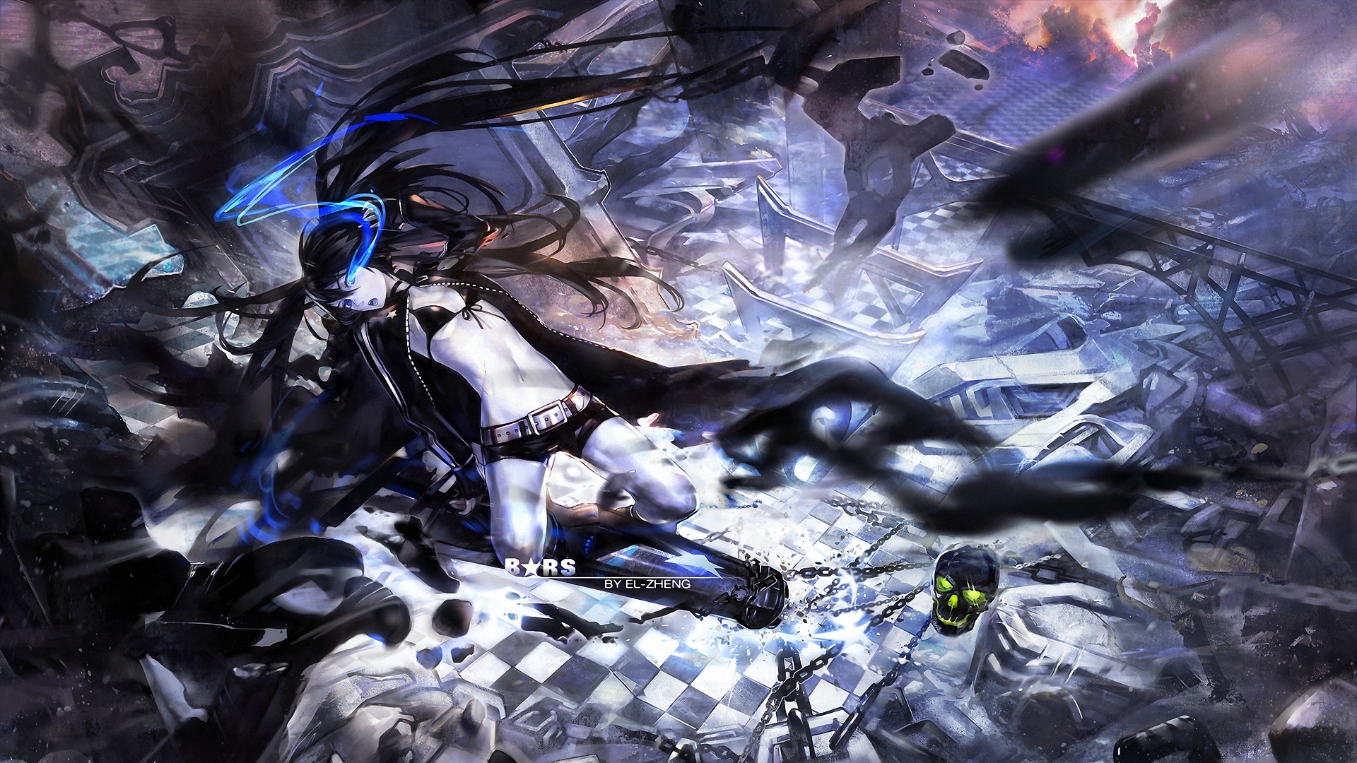 anime, black rock shooter, cute images