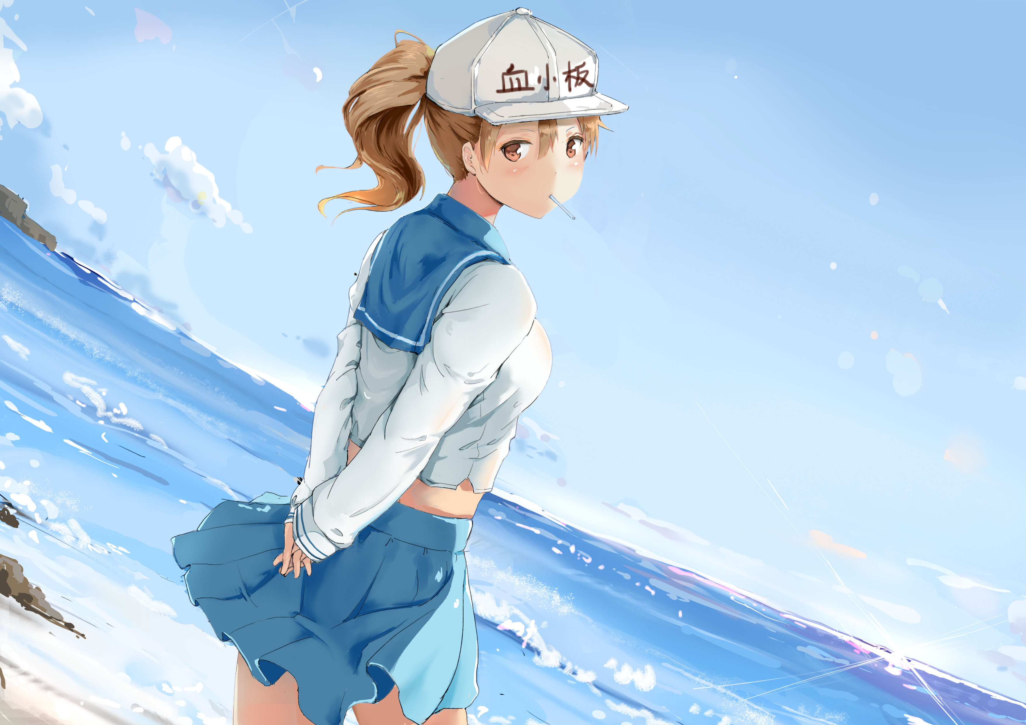 Работа клеток 10. Hataraku Saibou дендритная клетка. Hataraku Saibou Crossover. Клетки за работой обои. Cells at work Platelet.