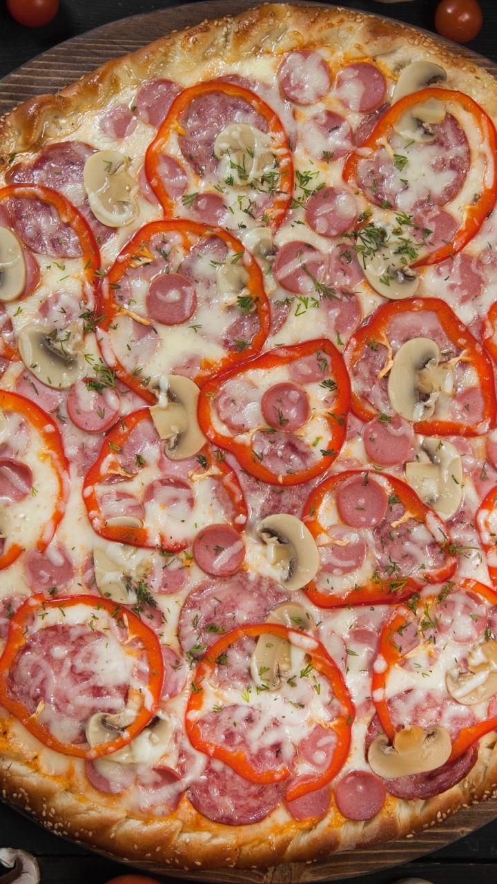 1321007 免費下載壁紙 食物, 比萨, 肉, 胡椒, 辣椒, 番茄, 香肠, 静物 屏保和圖片