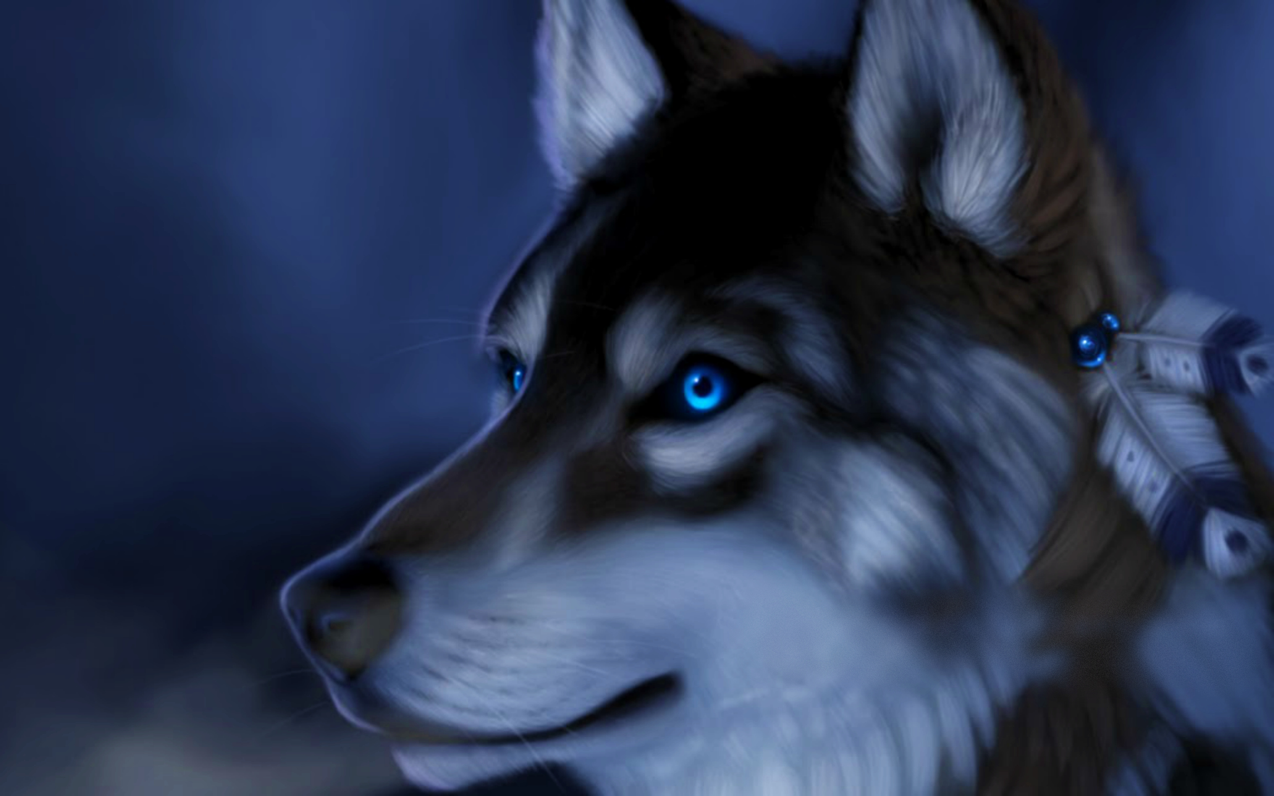 Аватар волк Мудрый