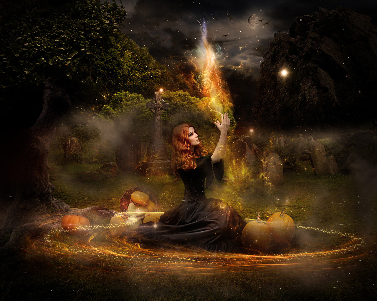 witch, fantasy HD wallpaper