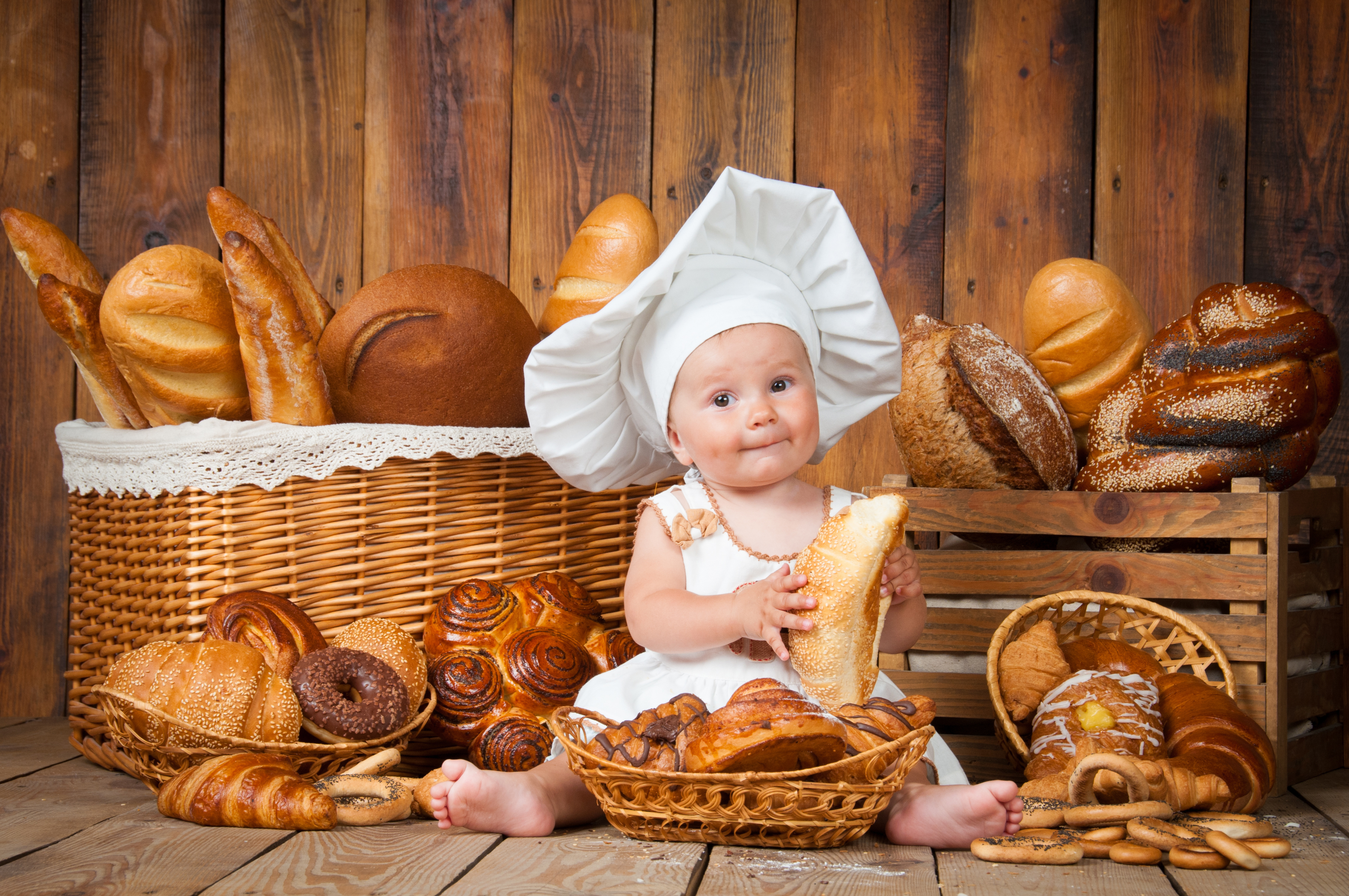 bread, baking, cute, photography, baby, viennoiserie QHD