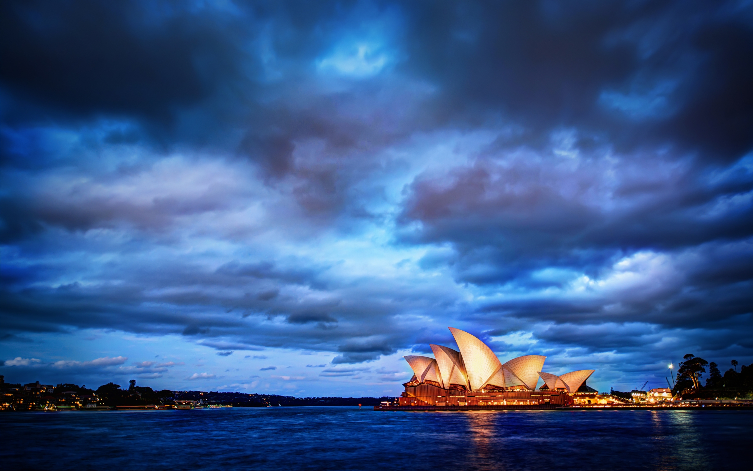 sunset, man made, sydney opera house, ocean, sea, sky, sydney harbour for android